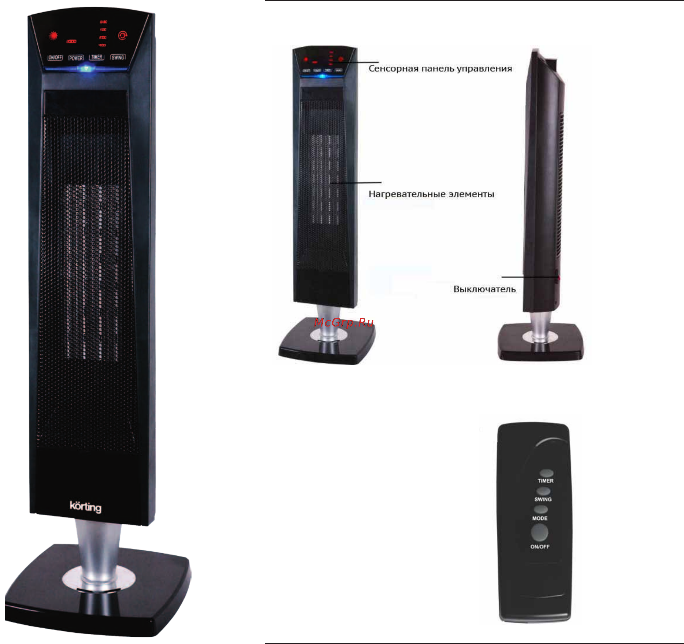 Korting KCF720TA-N [2/5] Описание прибора