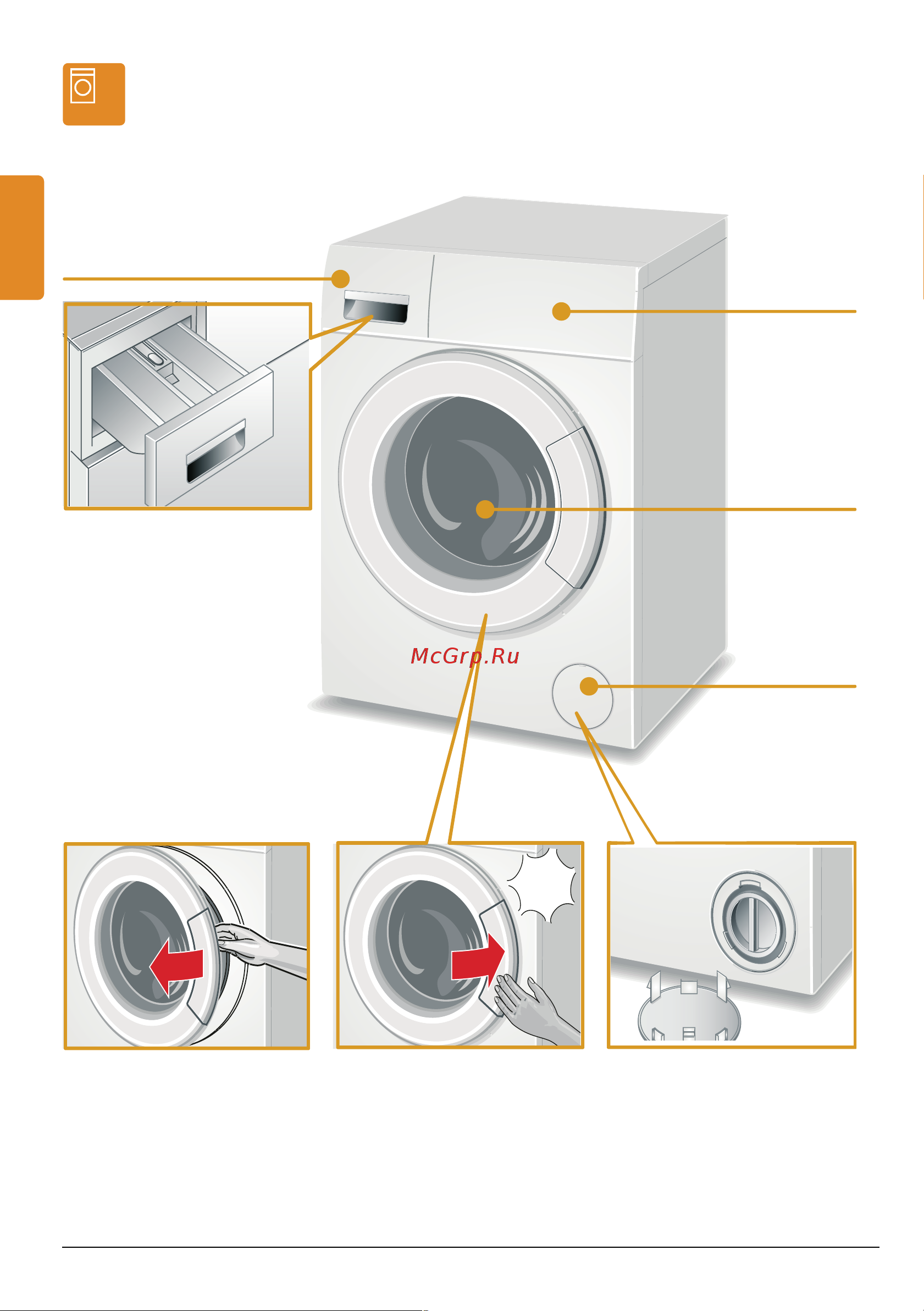 Siemens iQ500 WS12G140OE [8/48] Знакомство с прибором