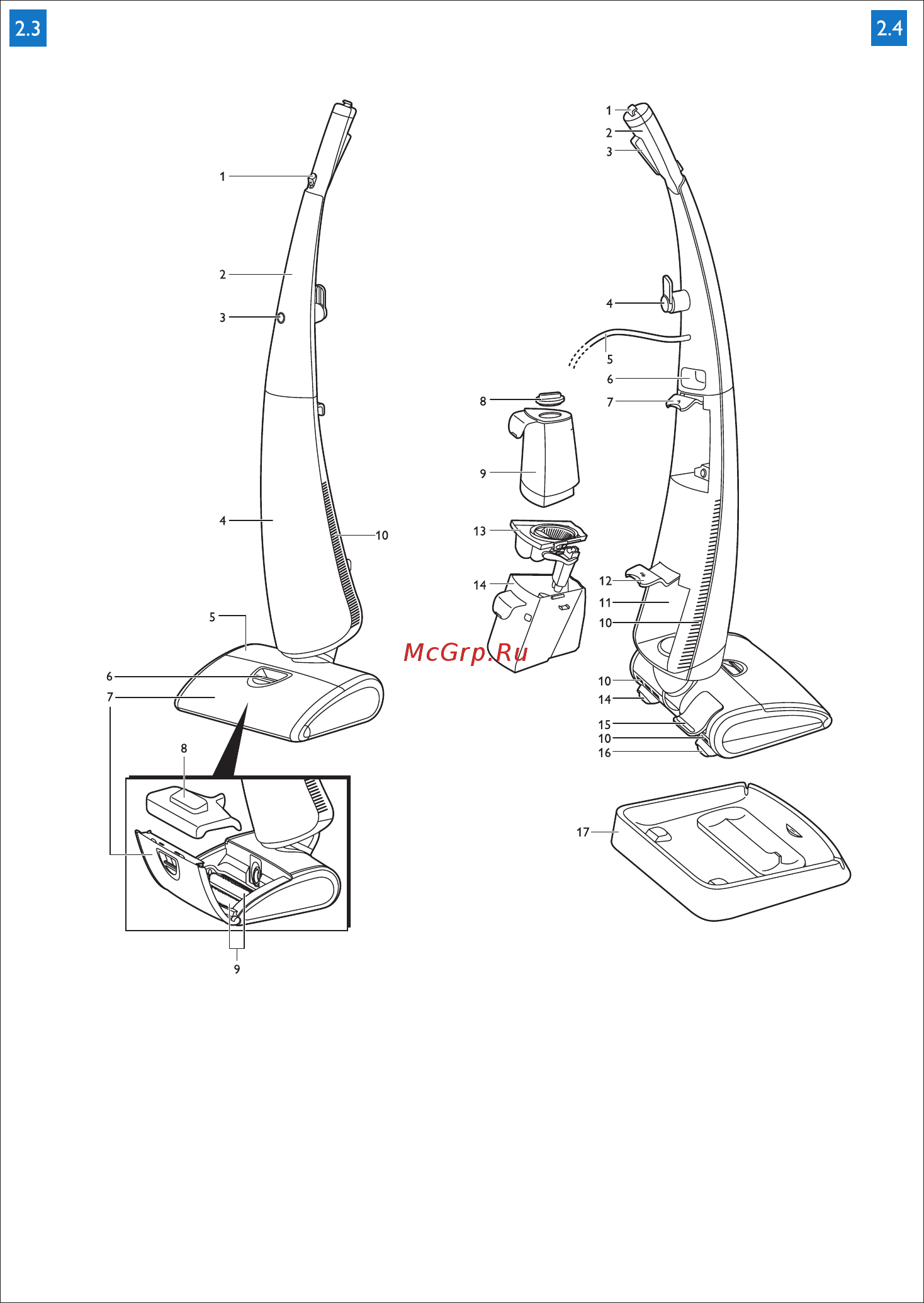 Philips FC7070/01 Инструкция по эксплуатации онлайн [3/34] 73530
