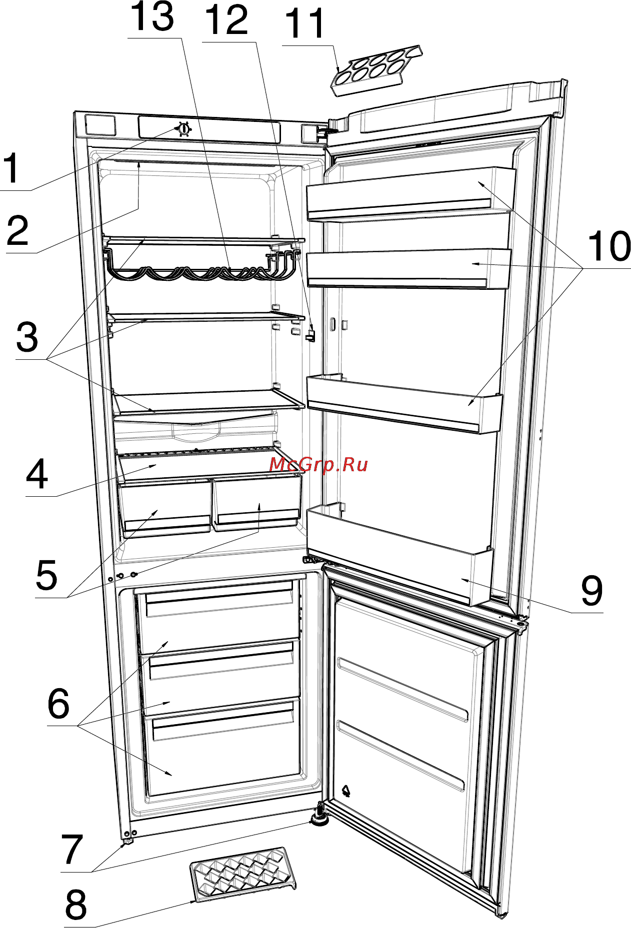 Vestfrost CW 862 W1 Инструкция по эксплуатации онлайн [42/44] 73658