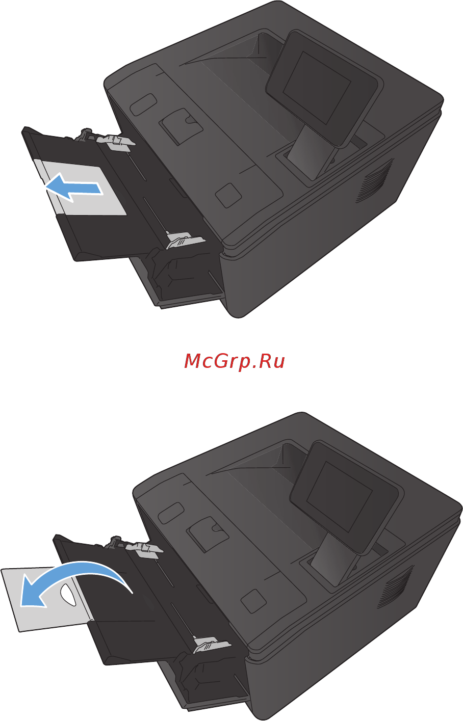 HP LaserJet pro 400 M401dn [27/156] Загрузка лотка 1