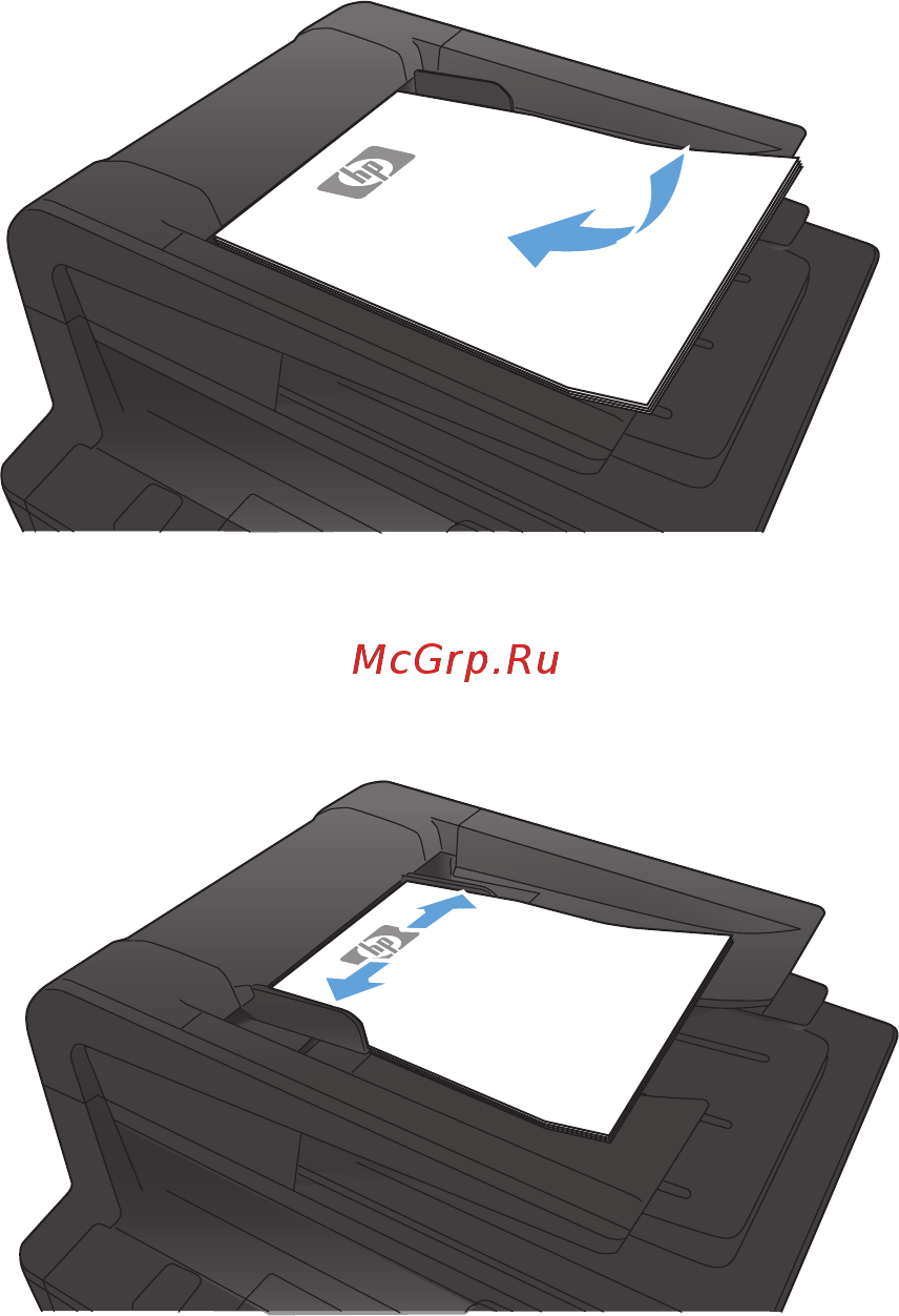 HP LaserJet Pro 400 MFP M425dn [119/260] Отправка факсов с устройства подачи документов