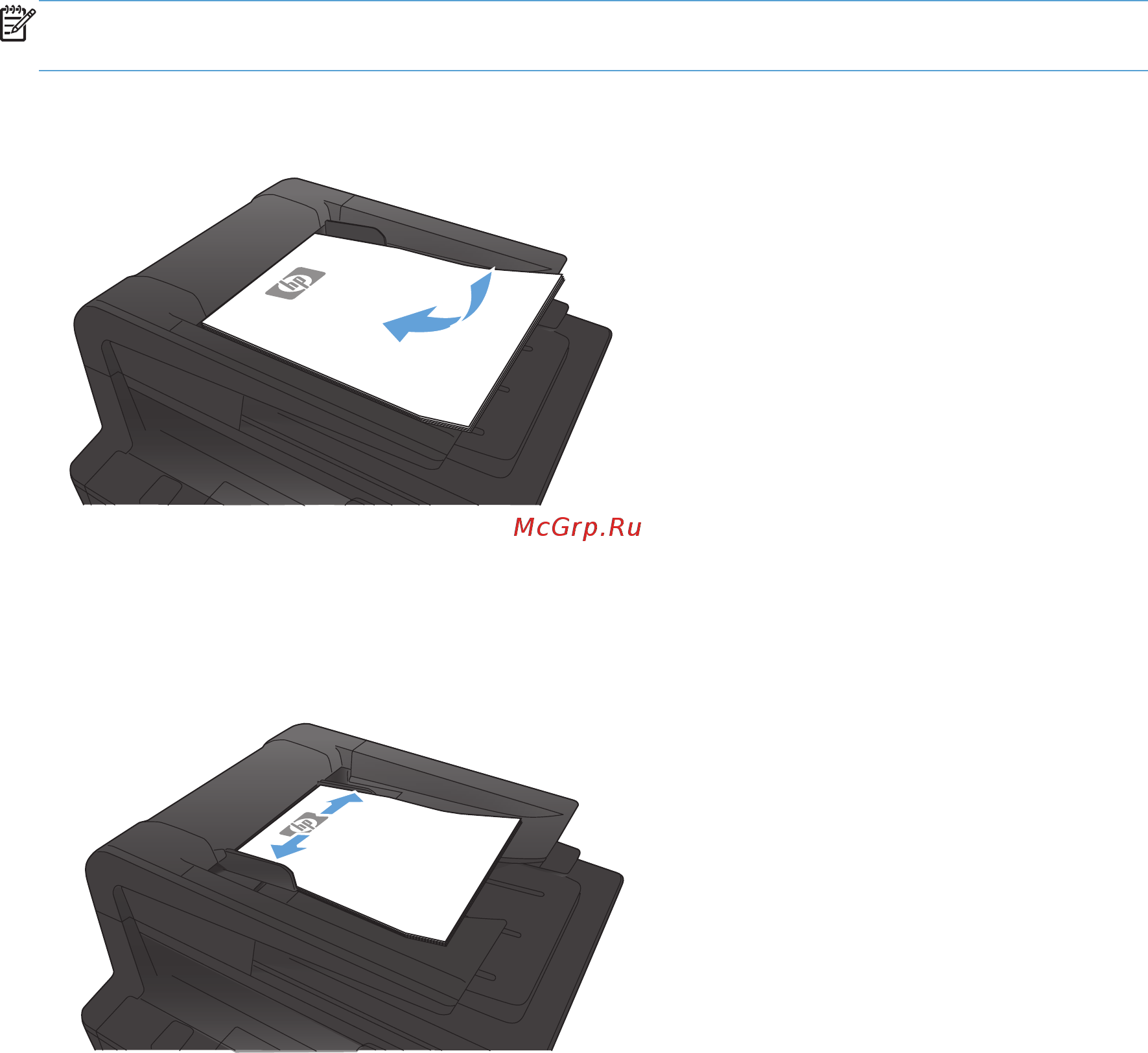 HP LaserJet Pro 400 MFP M425dn [72/260] Копирование многостраничного оригинала