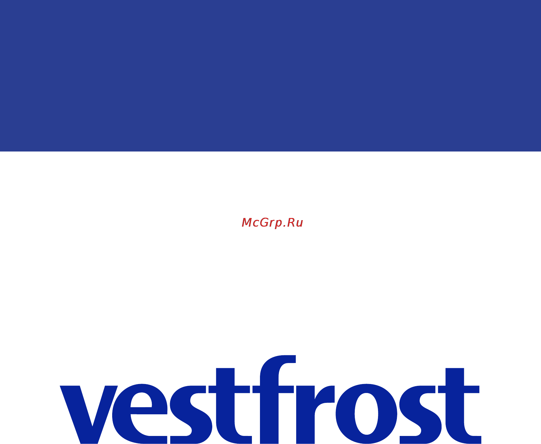 Vestfrost WHC 50E Инструкция по эксплуатации онлайн
