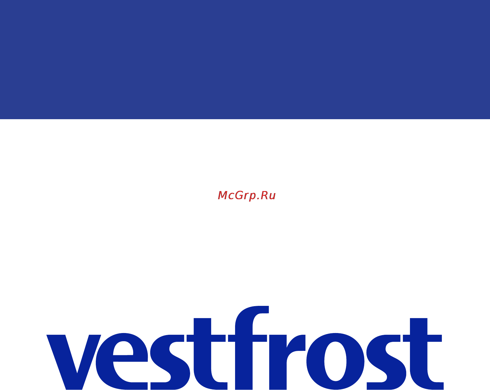Vestfrost GM56 S5C3 W9 Инструкция по эксплуатации онлайн