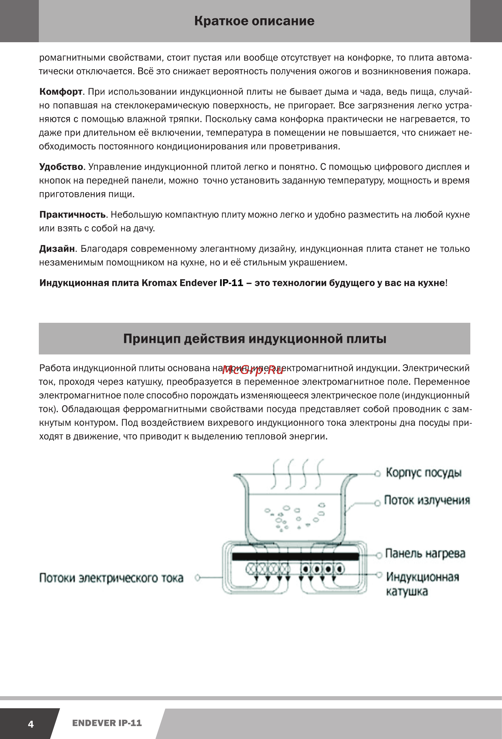 Endever IP-11 [4/14] Краткое описание