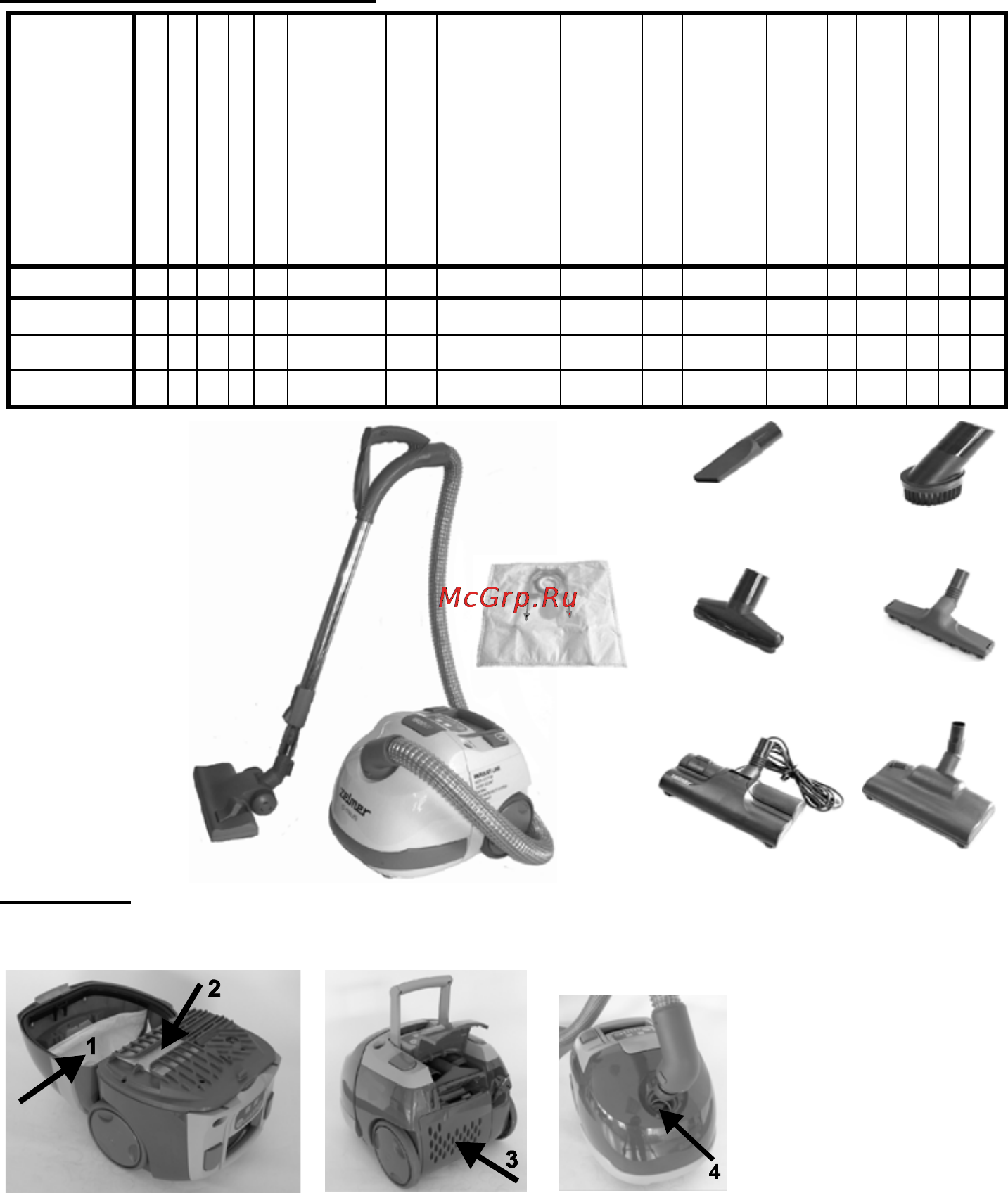 Zelmer 1600, 3 [34/72] Aspirare aspirare