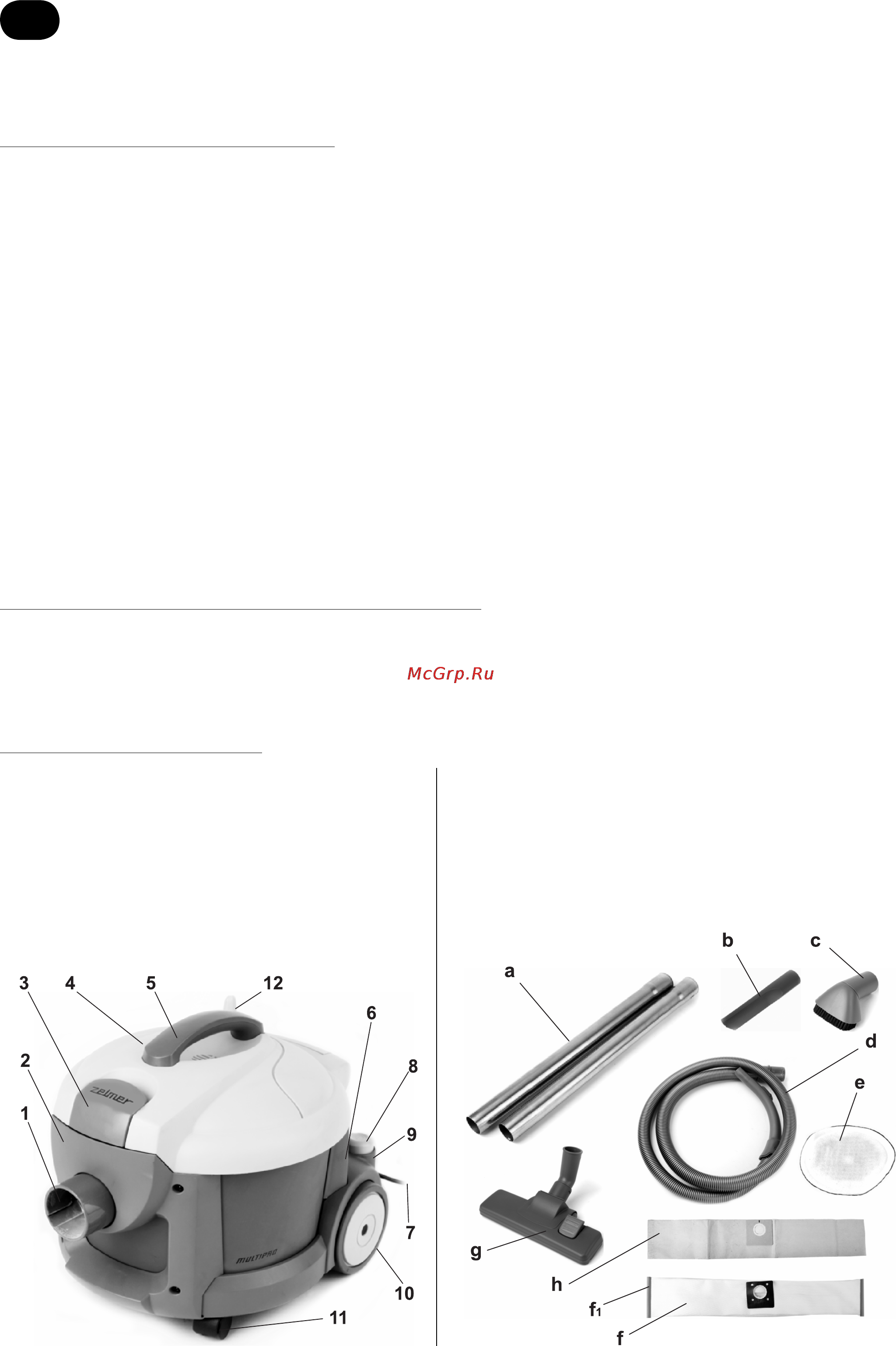 Zelmer 01Z13 [26/28] Important safety instructions