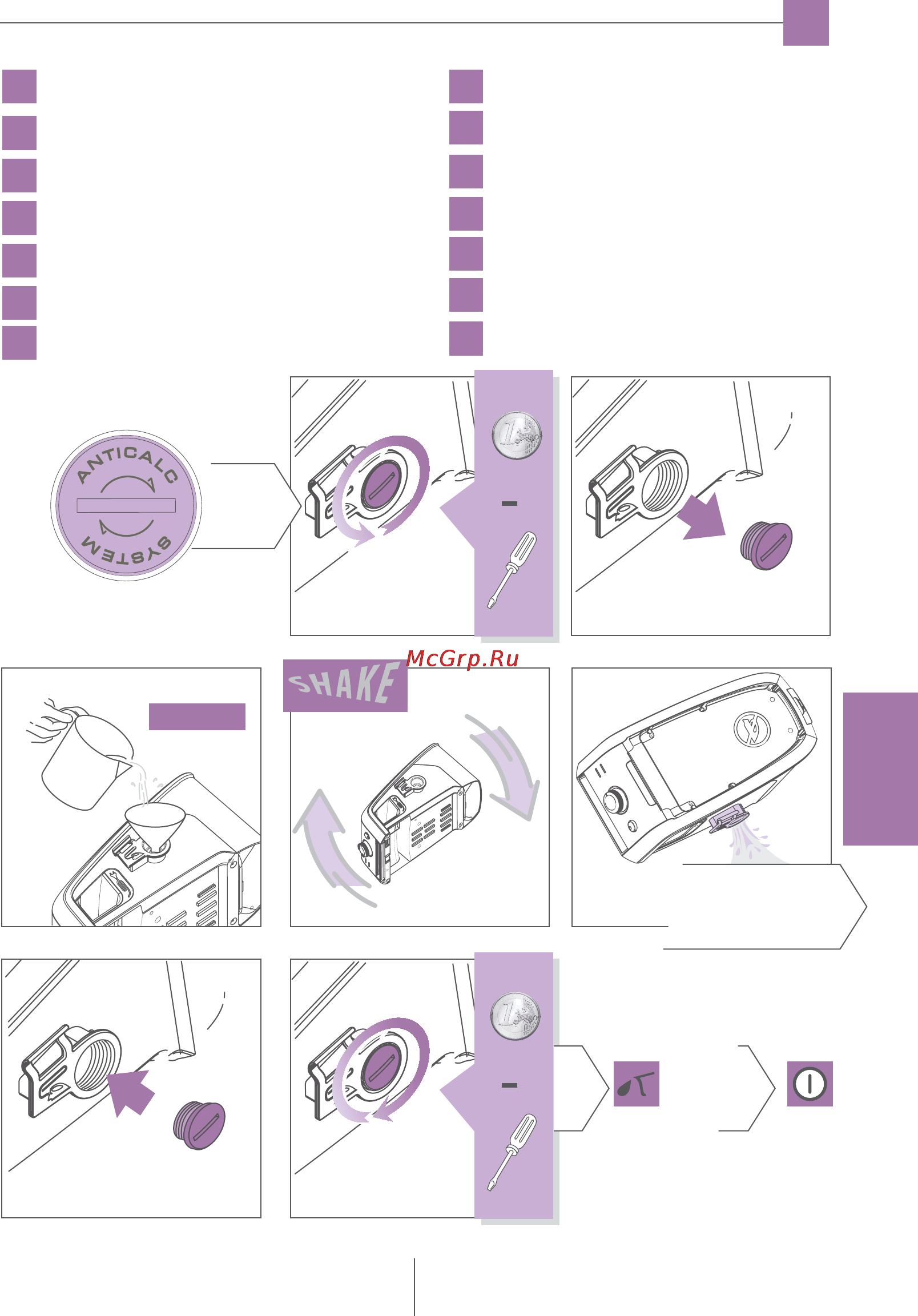 Delonghi VVX1650G [10/11] Anticalc system