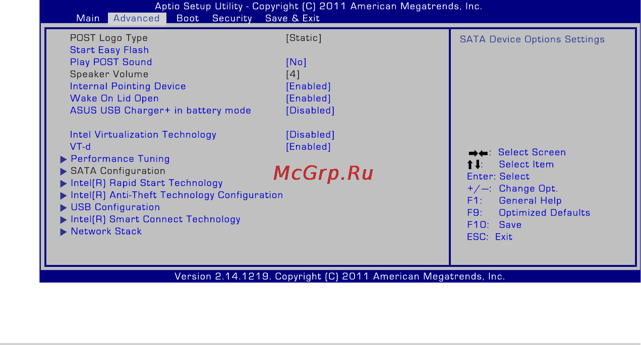 Asus G75VW [98/134] Создание конфигурации raid