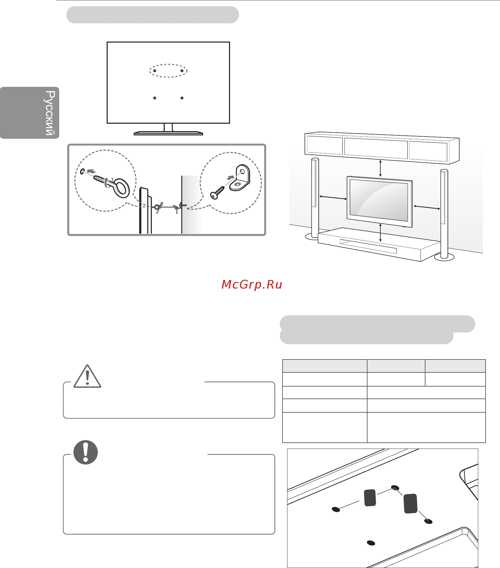 LG 22LB450U [24/88] Внимание
