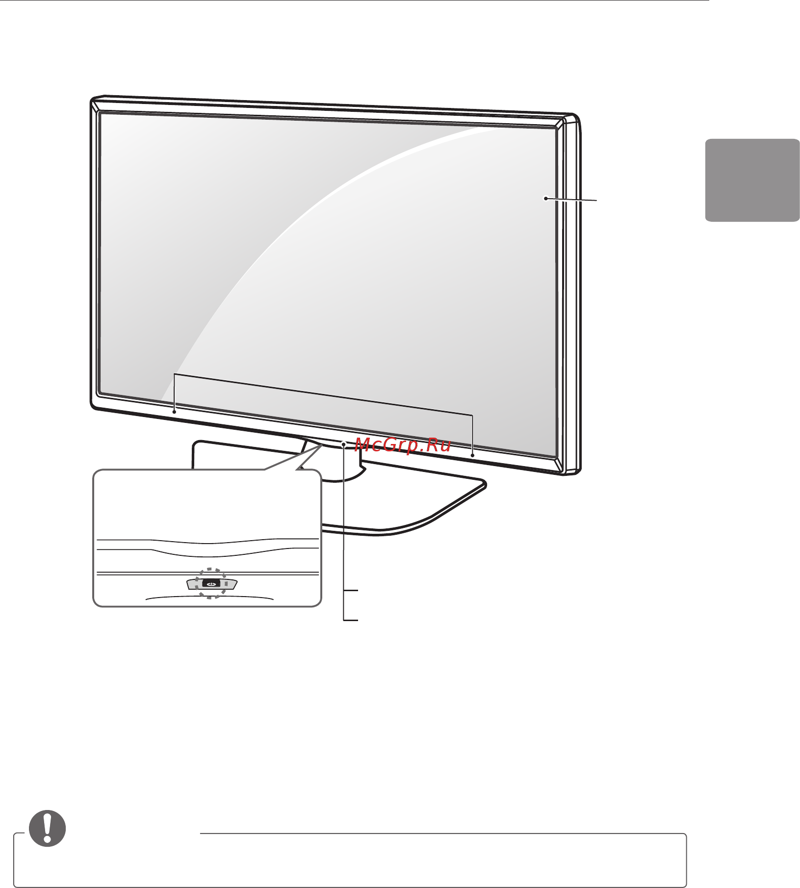 LG 22LB450U [69/88] Елементи та кнопки