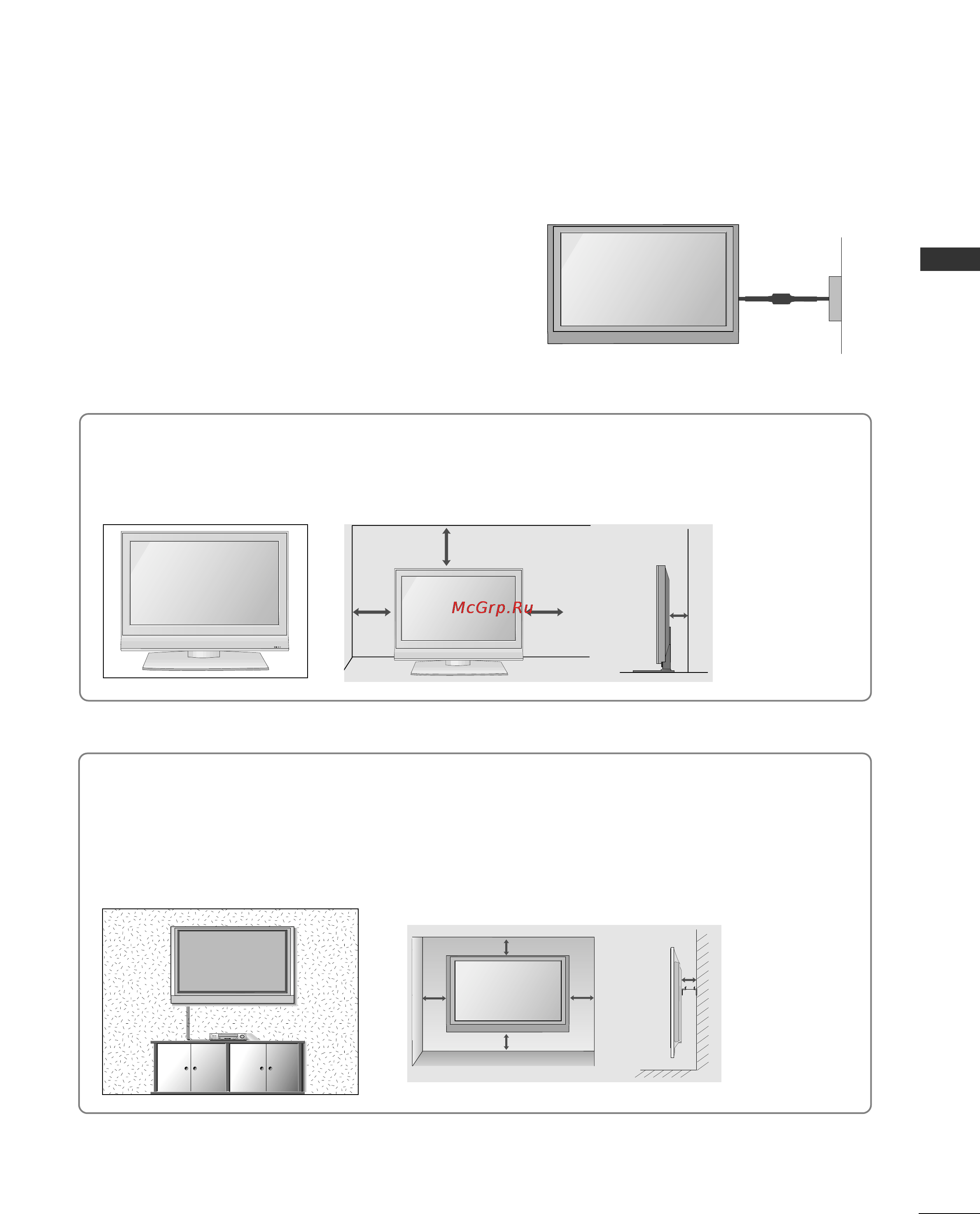 LG 32LG4000 [11/114] Монтаж на стену