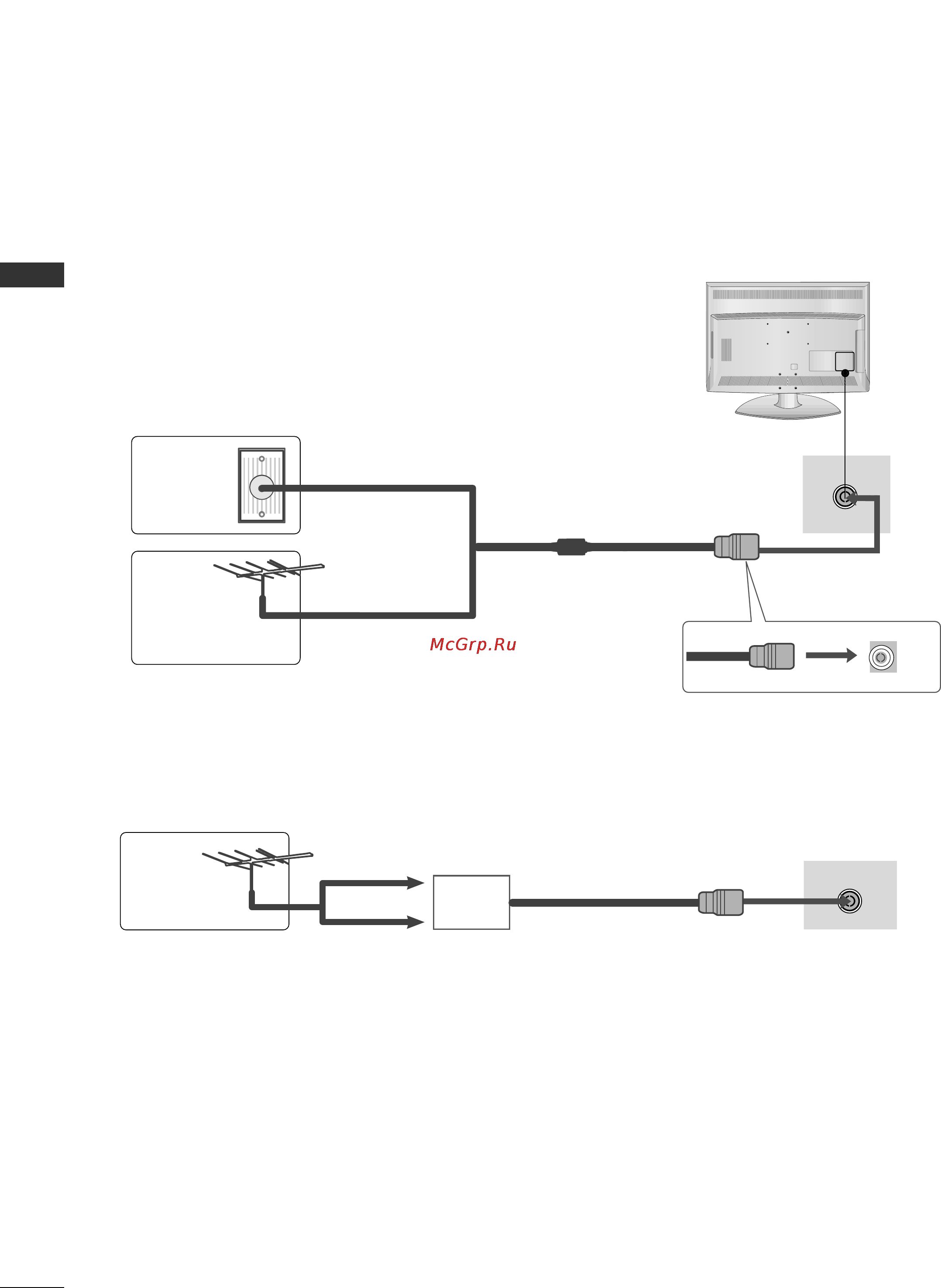 LG 32LG4000 [12/114] Подключение антенны