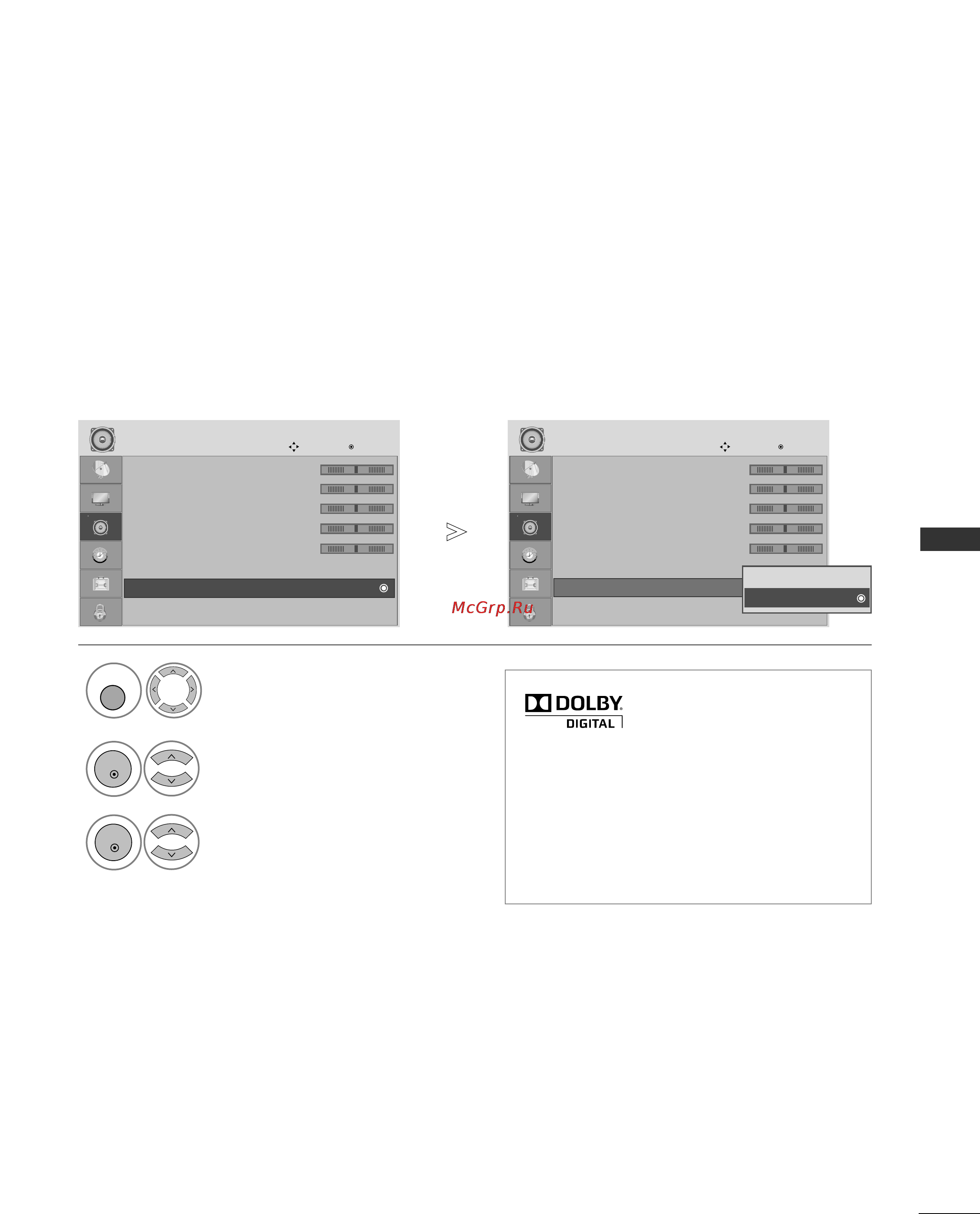 LG 32LG4000 [83/114] Выбор выхода цифрового аудиосигнала
