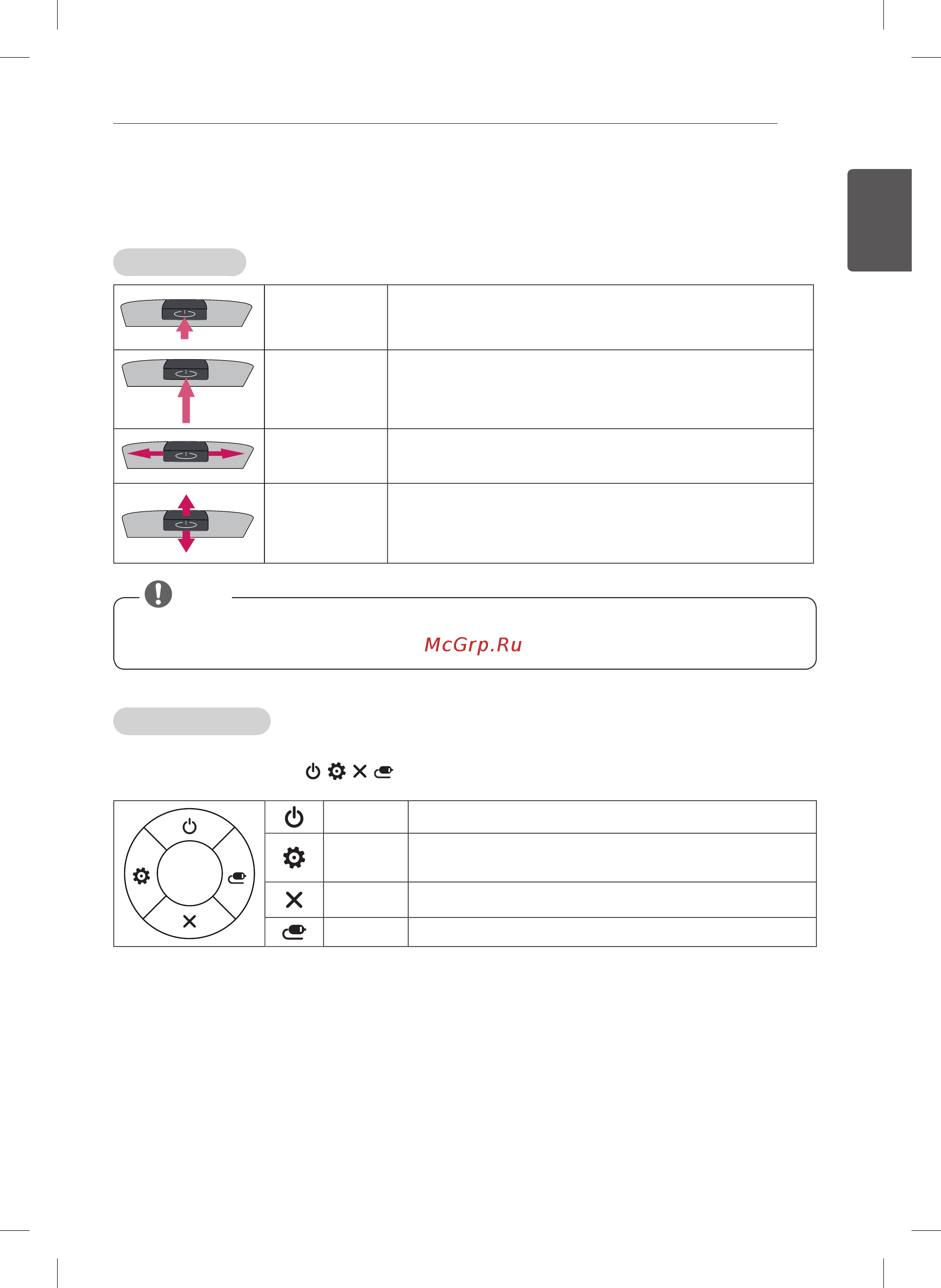 LG 32LB652V [29/270] Using the joystick button