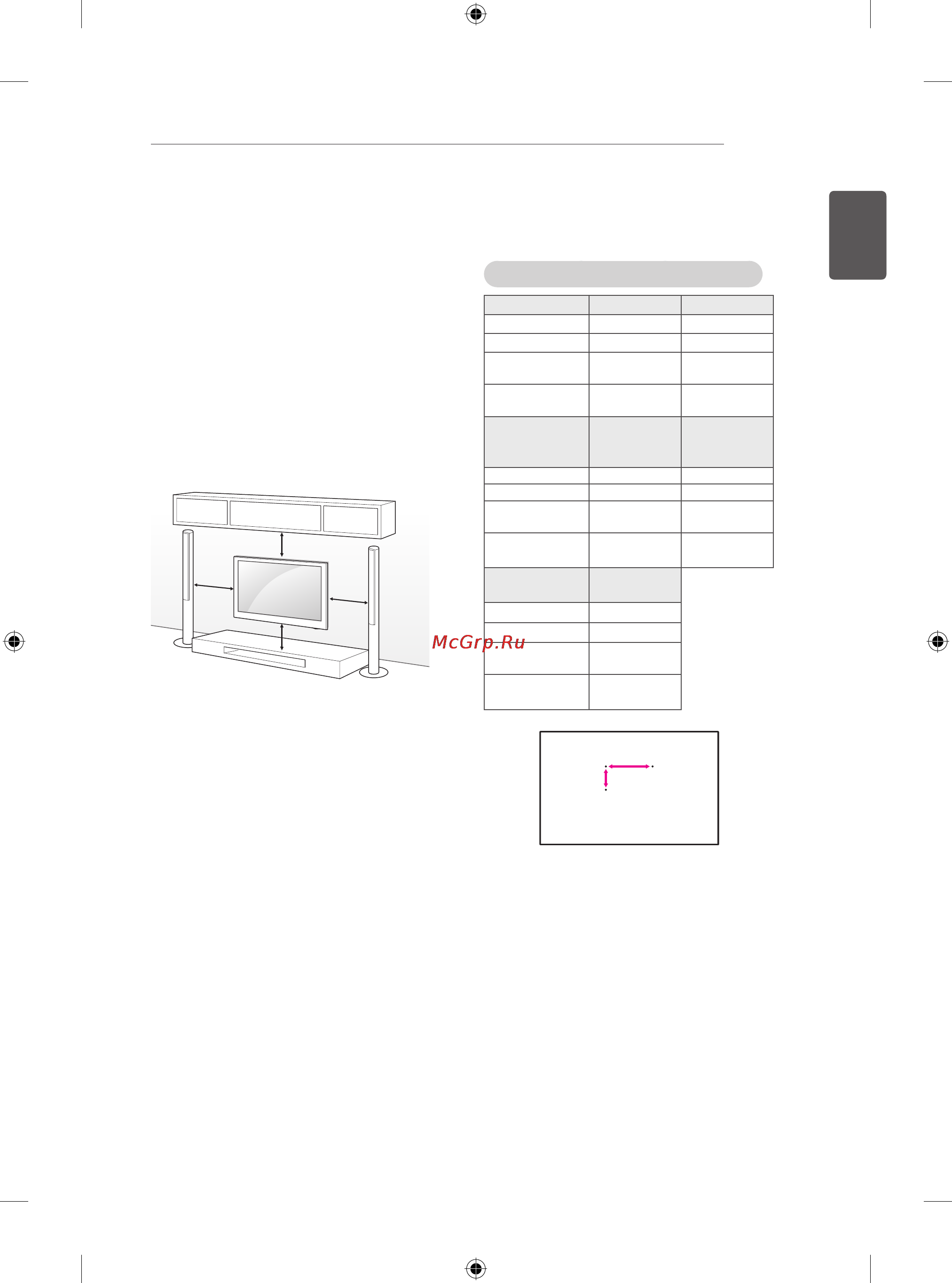 LG 32LB572U [37/238] Mounting on a wall