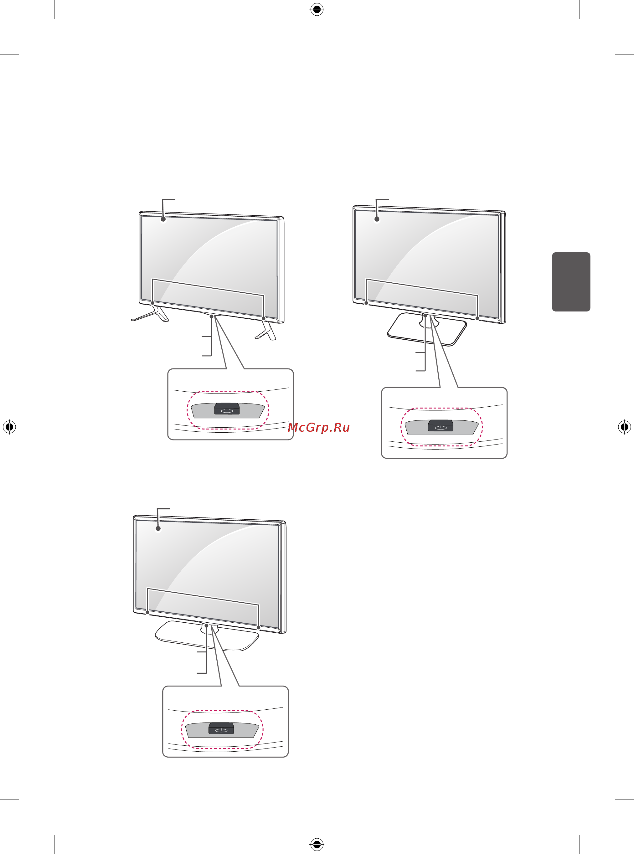 LG 39LB572V [77/238] Бөлшектер мен түймелер