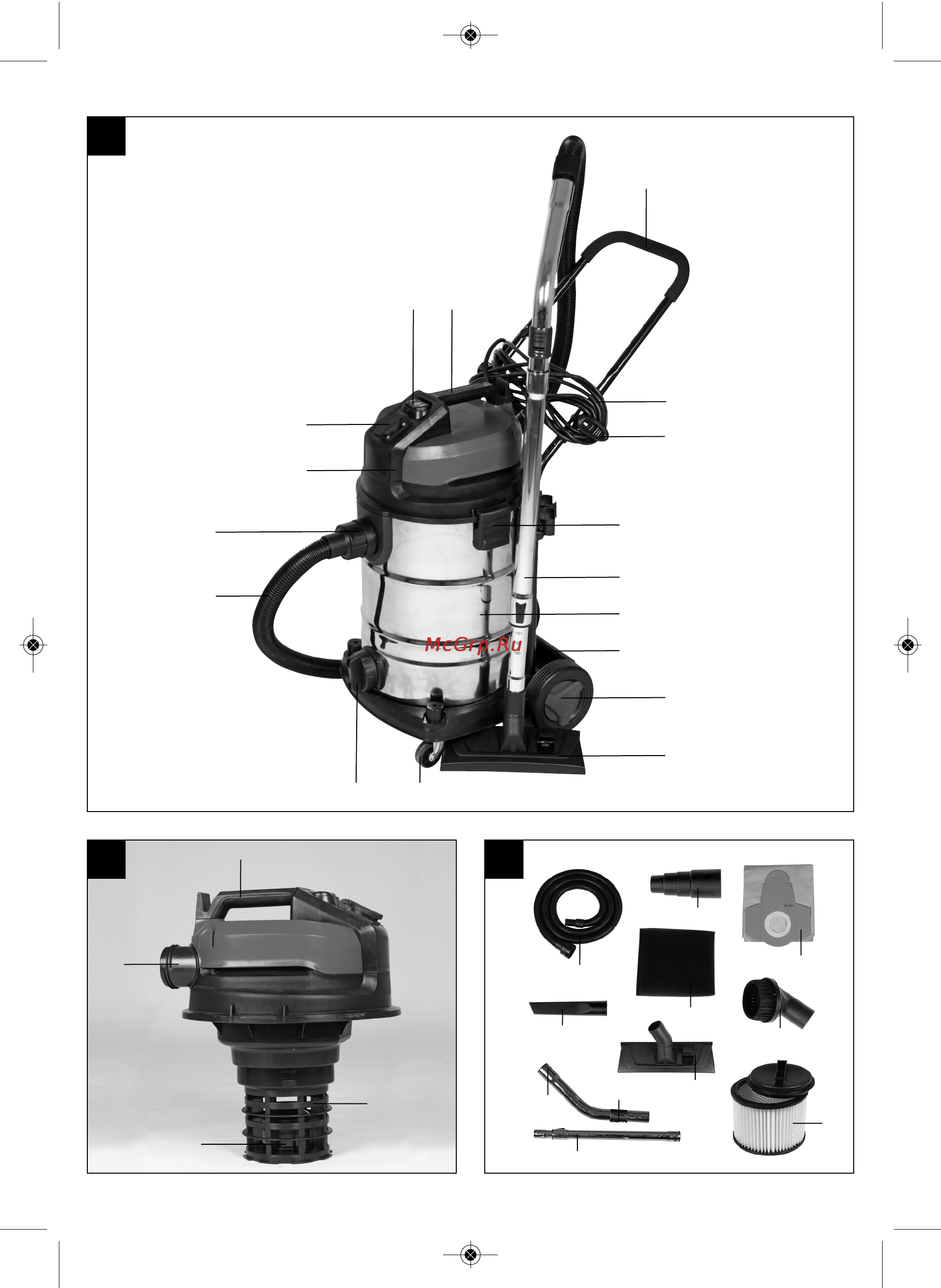 Einhell TE-VC 2230 SA Инструкция по эксплуатации онлайн [2/96] 74088
