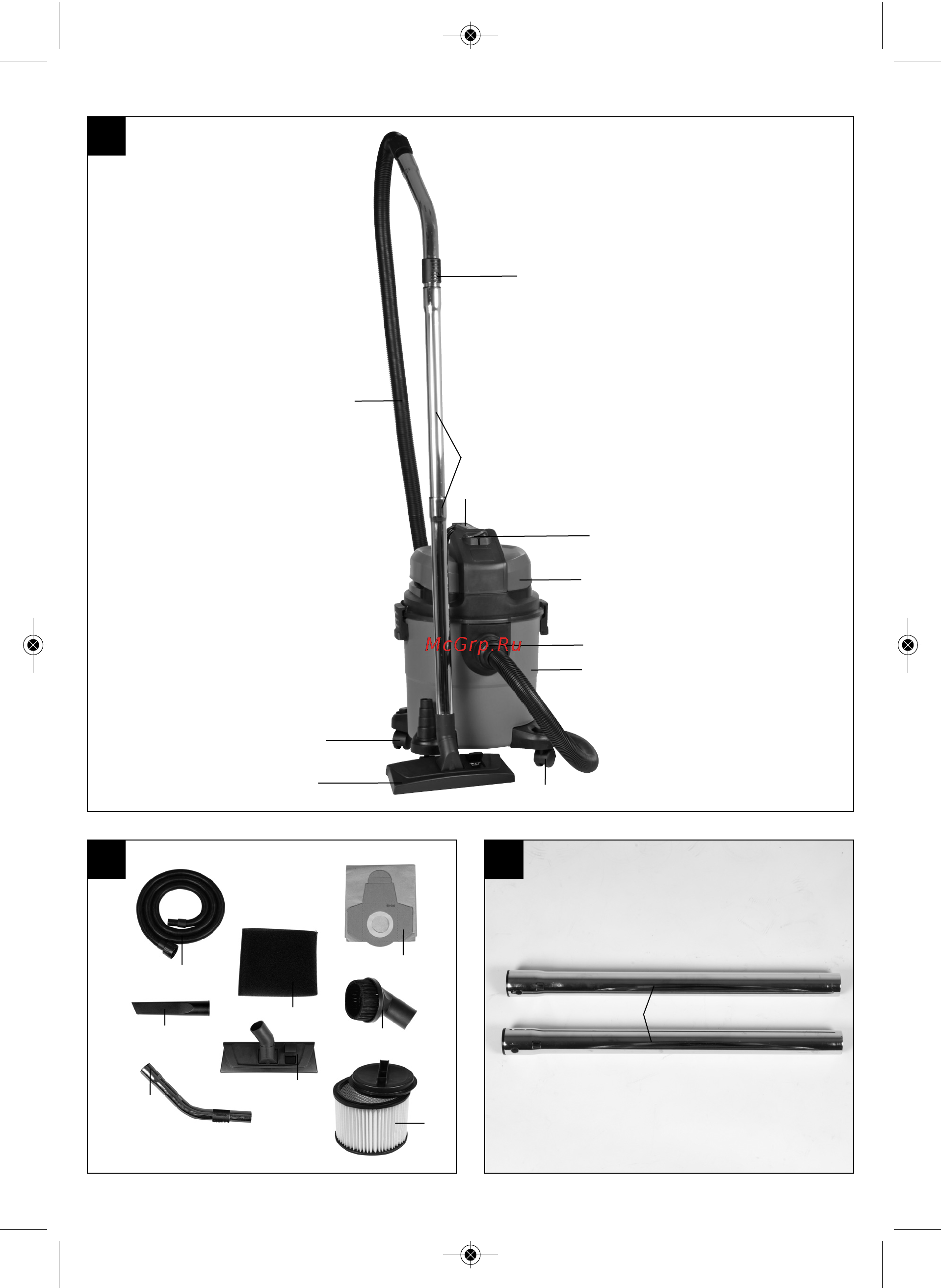 Einhell TE-VC 1820 Инструкция по эксплуатации онлайн [2/84] 74094