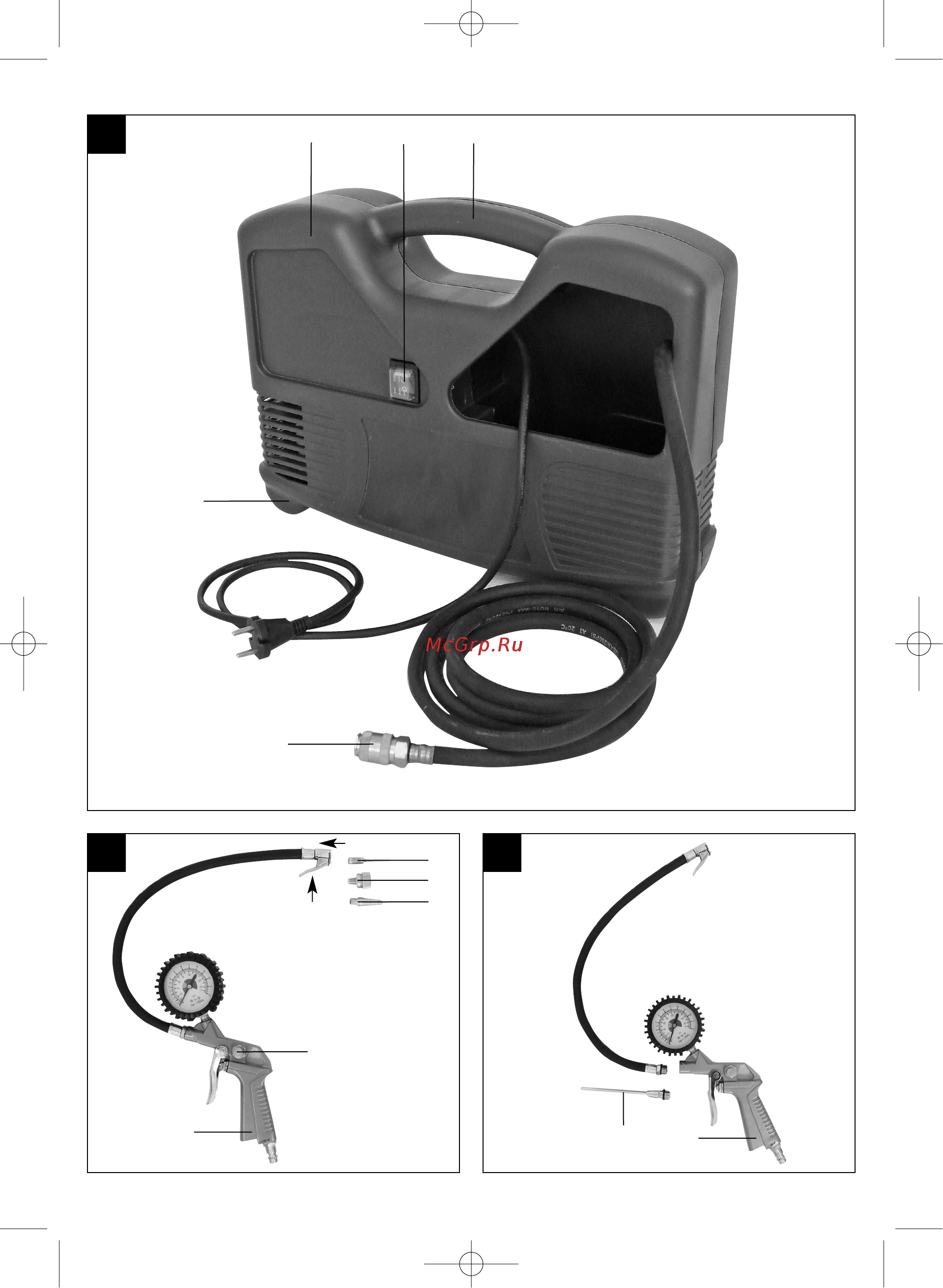 Einhell BT-AC 180 Kit Инструкция по эксплуатации онлайн [3/64] 74176