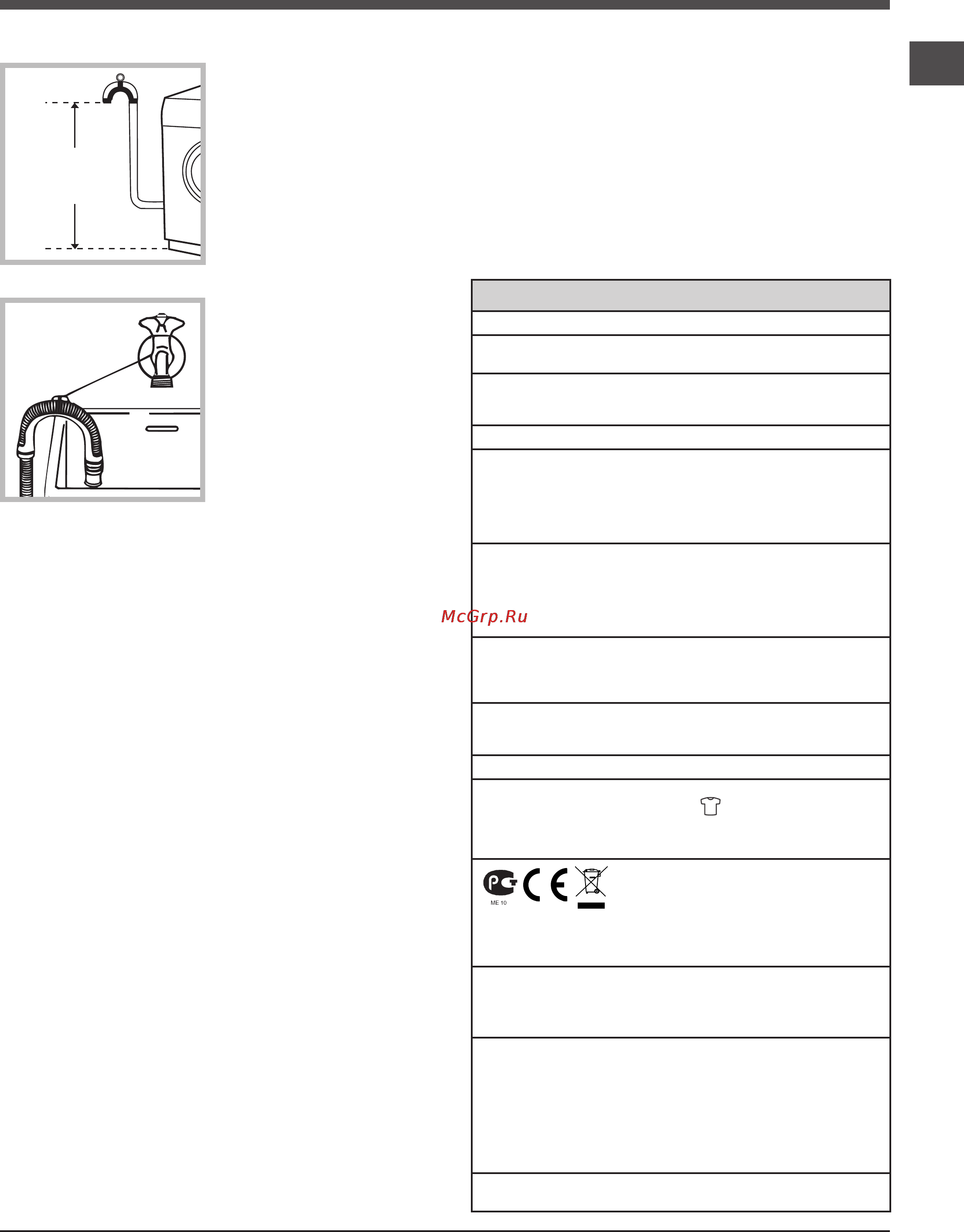 Hotpoint-Ariston MVSE 7125 X (CIS) [3/12] Первый цикл стирки