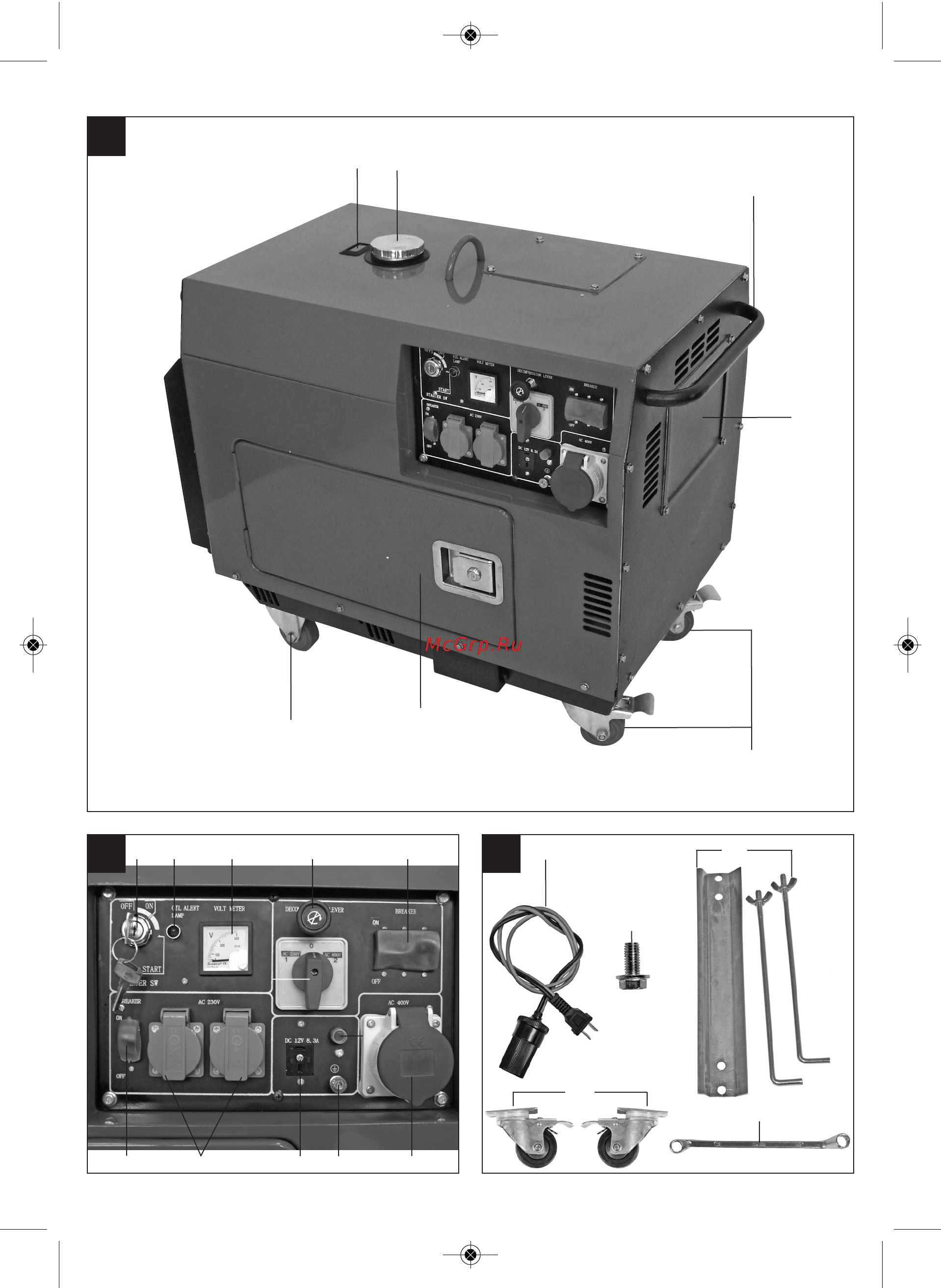 Einhell BT-PG 5000 DD Инструкция по эксплуатации онлайн [3/76] 74328