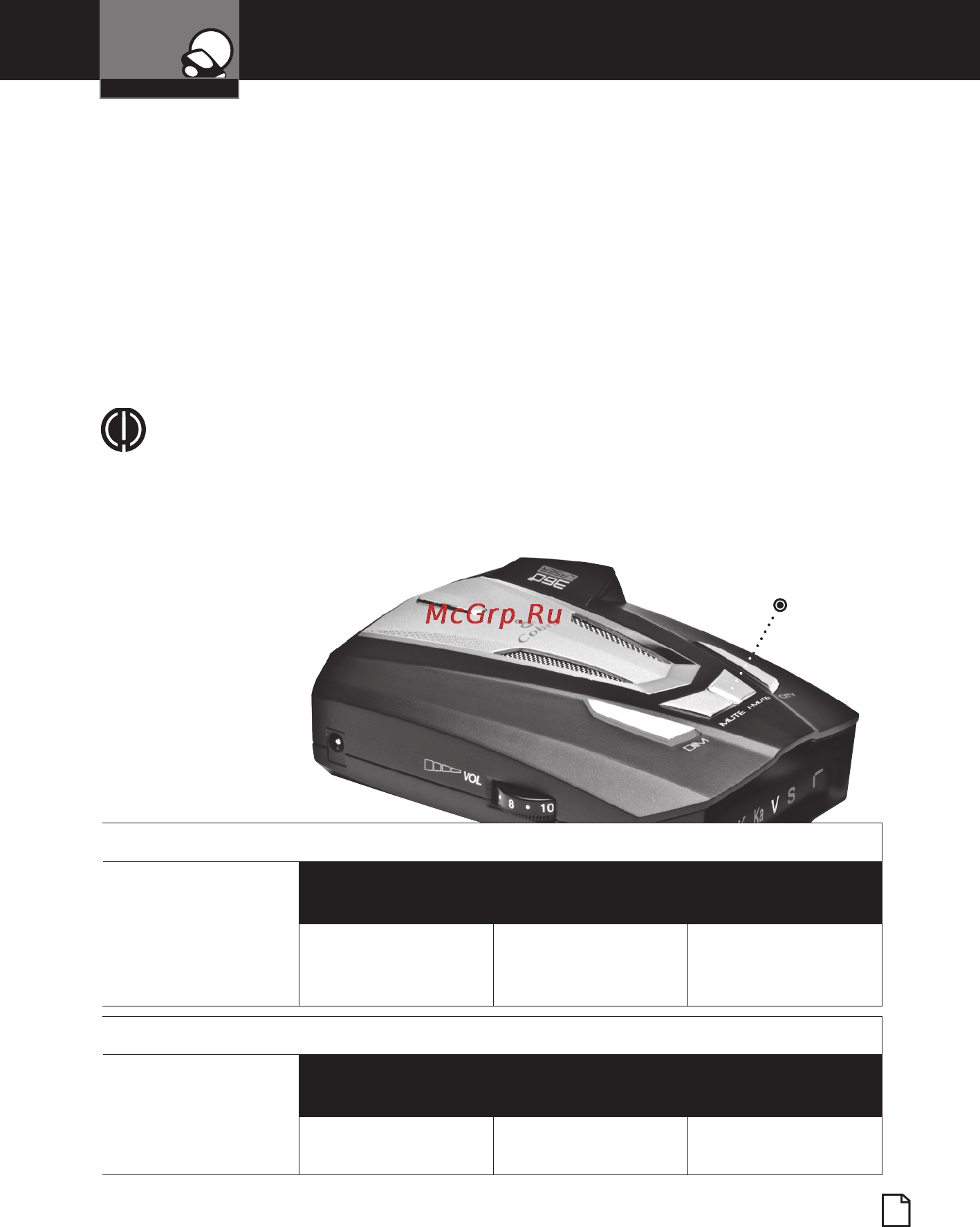 Cobra RU 845 [15/27] Настройка