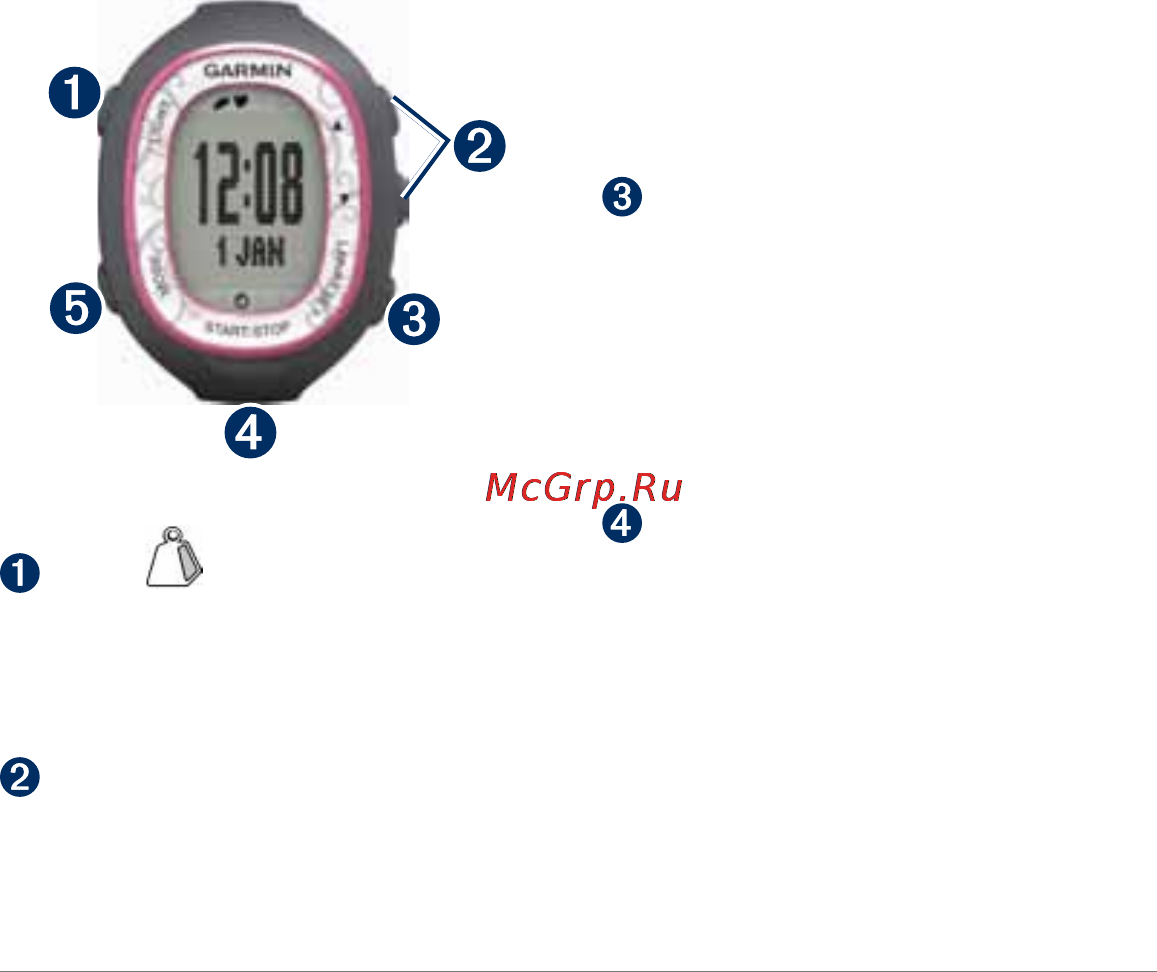 Garmin Forerunner 70 Men`s Blue [6/45] Начало работы