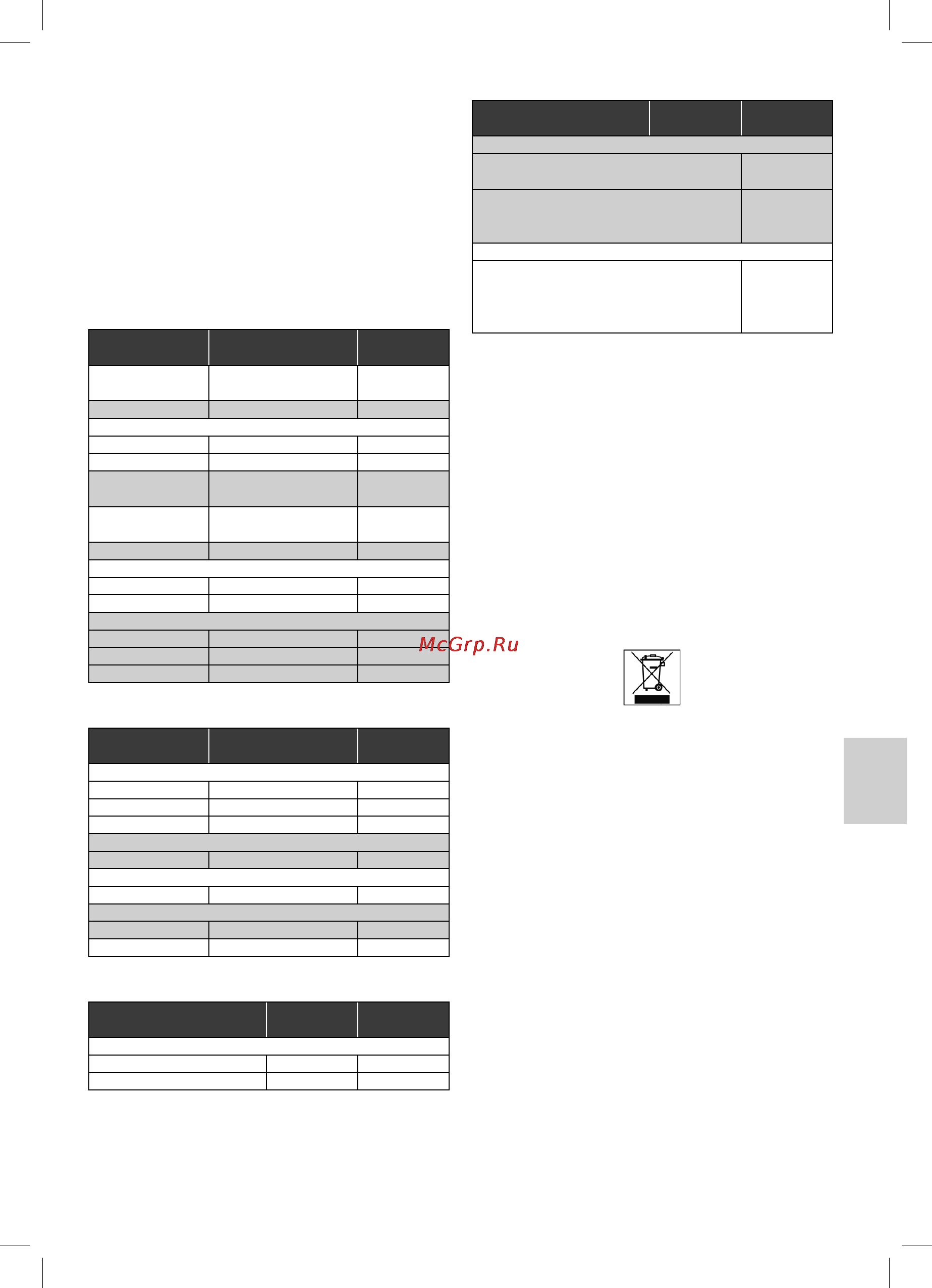 Bomann DG 1218 CB [39/60] Meaning of the dustbin symbol