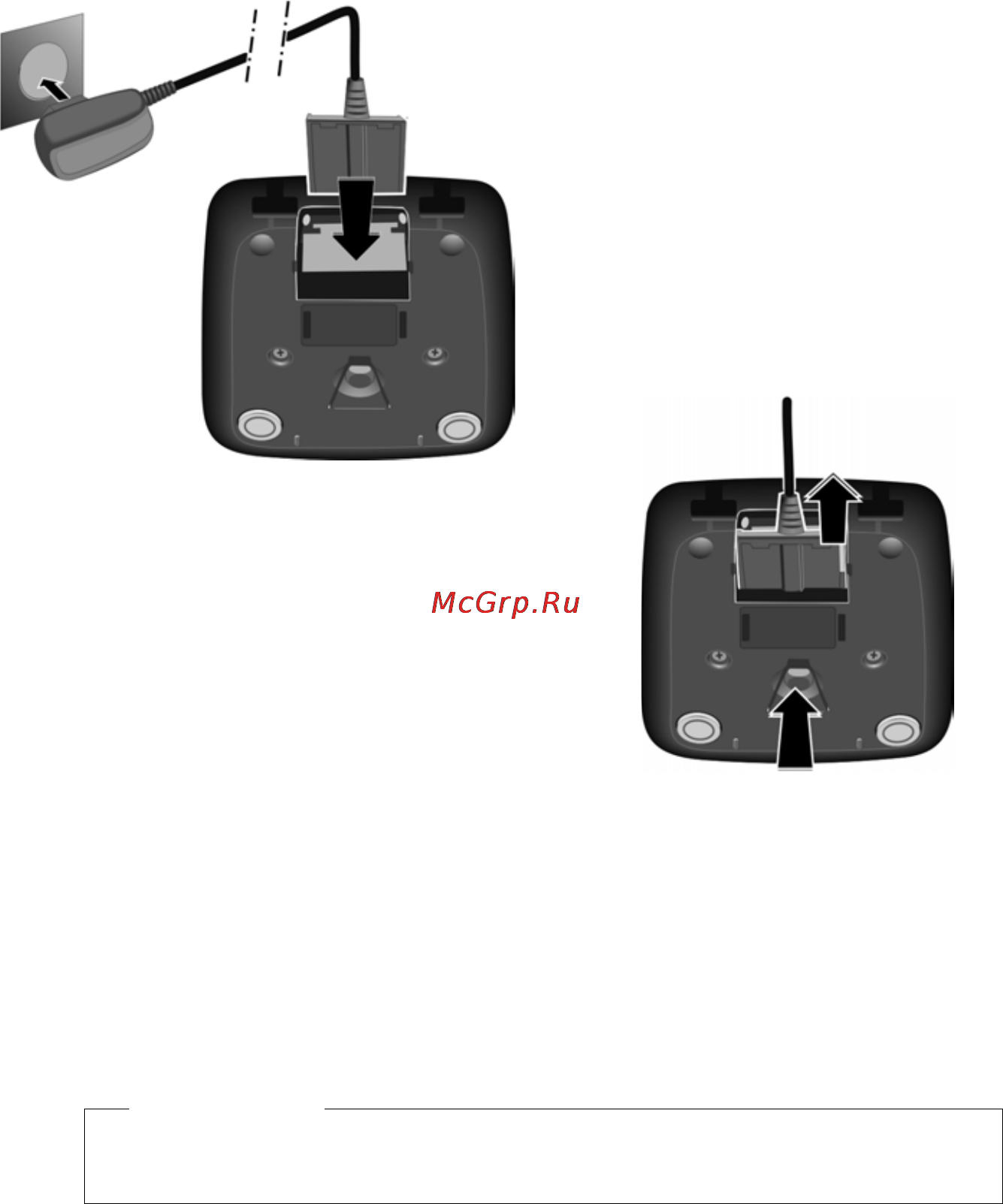 Gigaset A510 IP [16/204] Подключение зарядной стойки