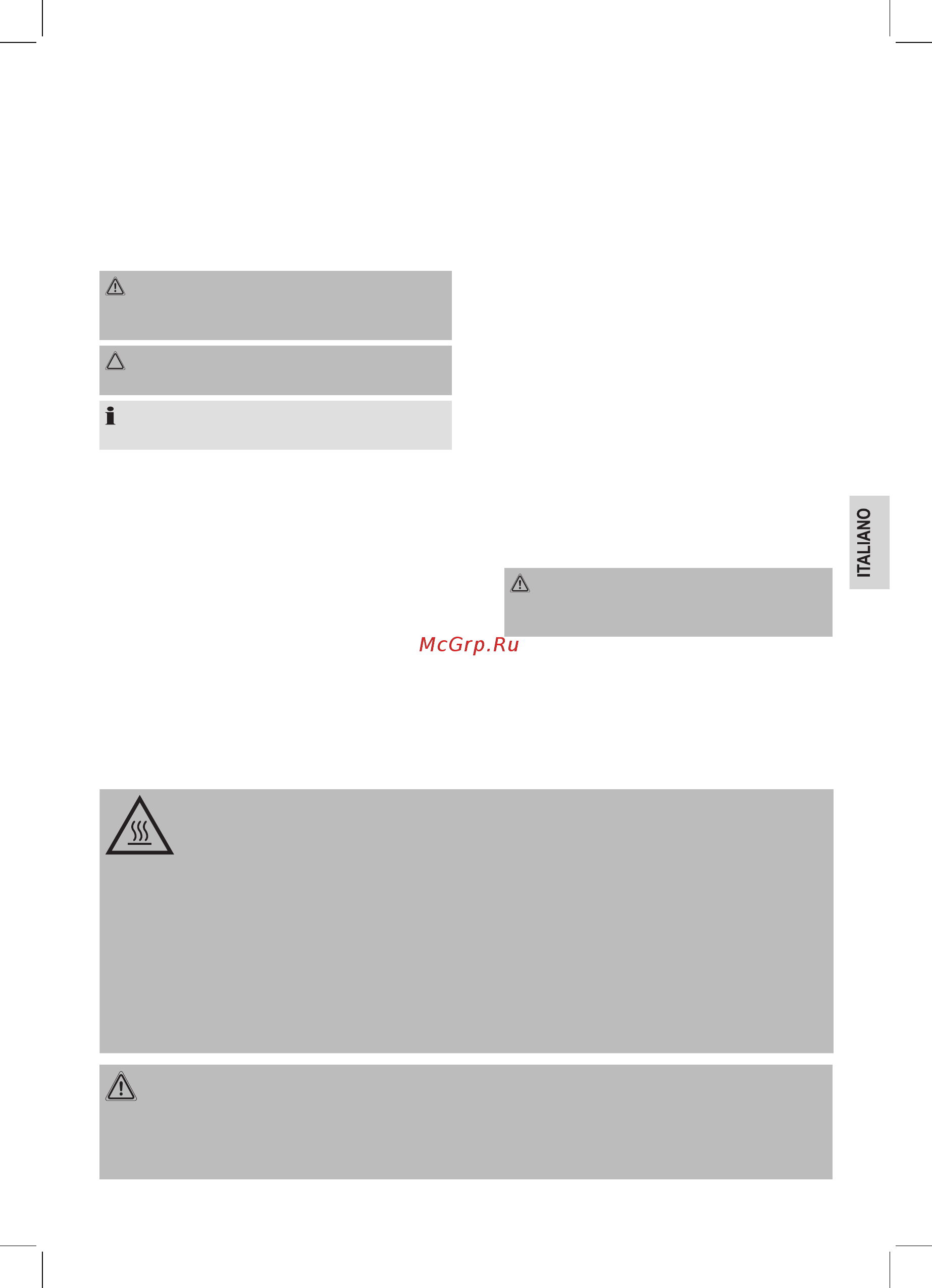 Bomann ST/WA 1364 CB [25/62] Avvertenze speciali di sicurezza per questo apparecchio
