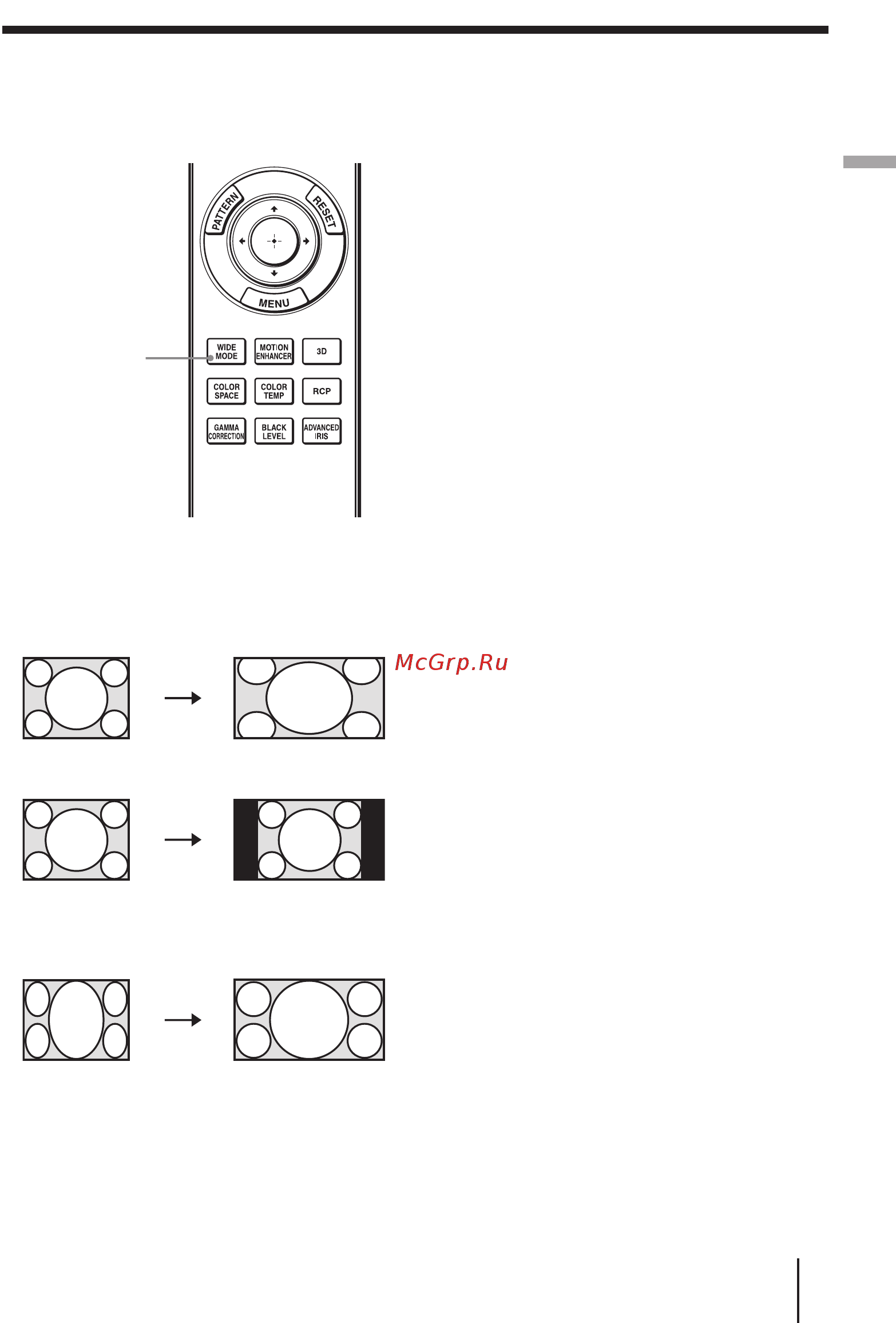 Sony VPLHW30ES/B+3Dочки(3ш) [33/92] Выбор режима широкоэкранного изображения