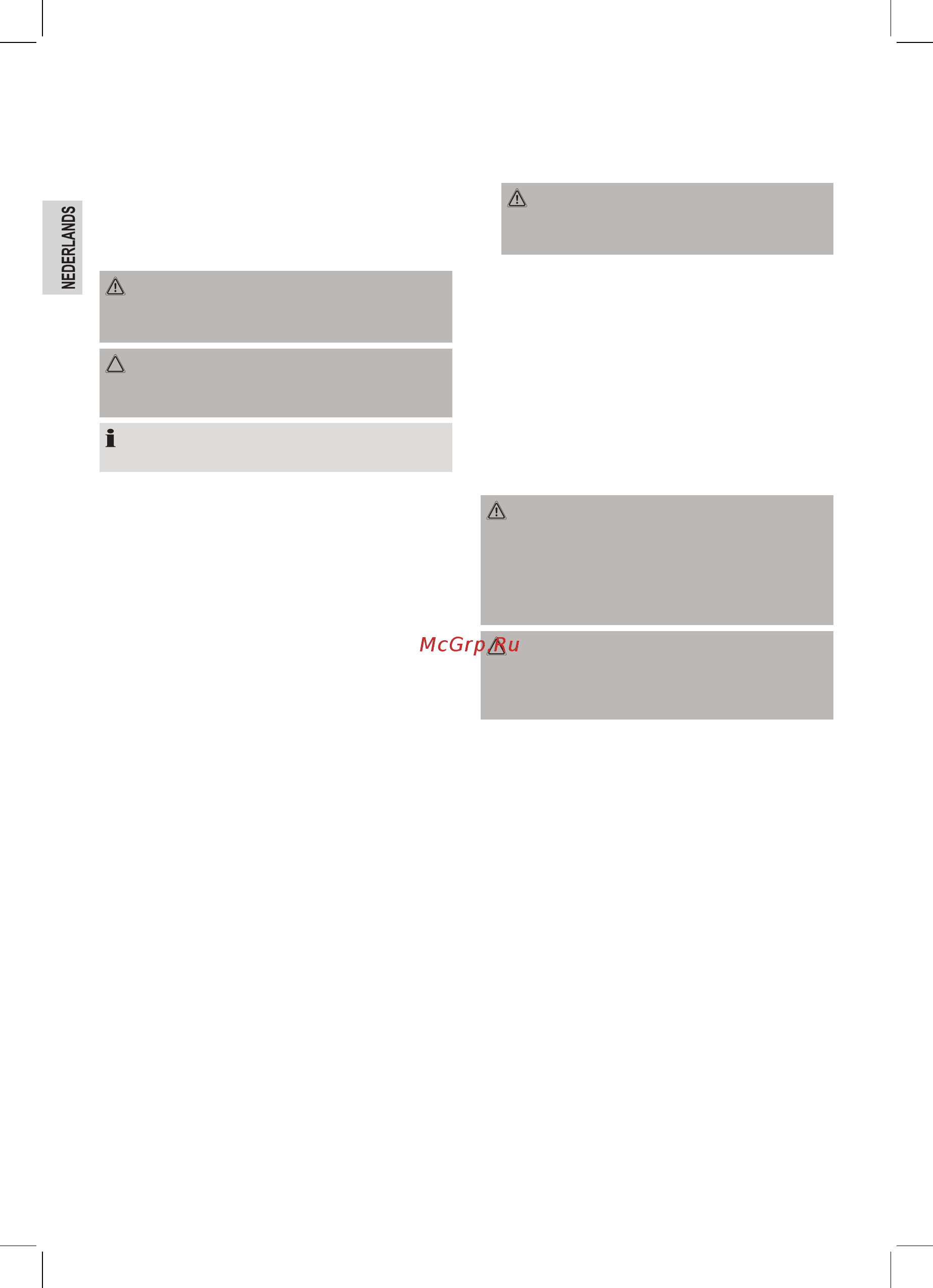 Bomann HM 377 CB [8/42] Algemene veiligheidsinstructies