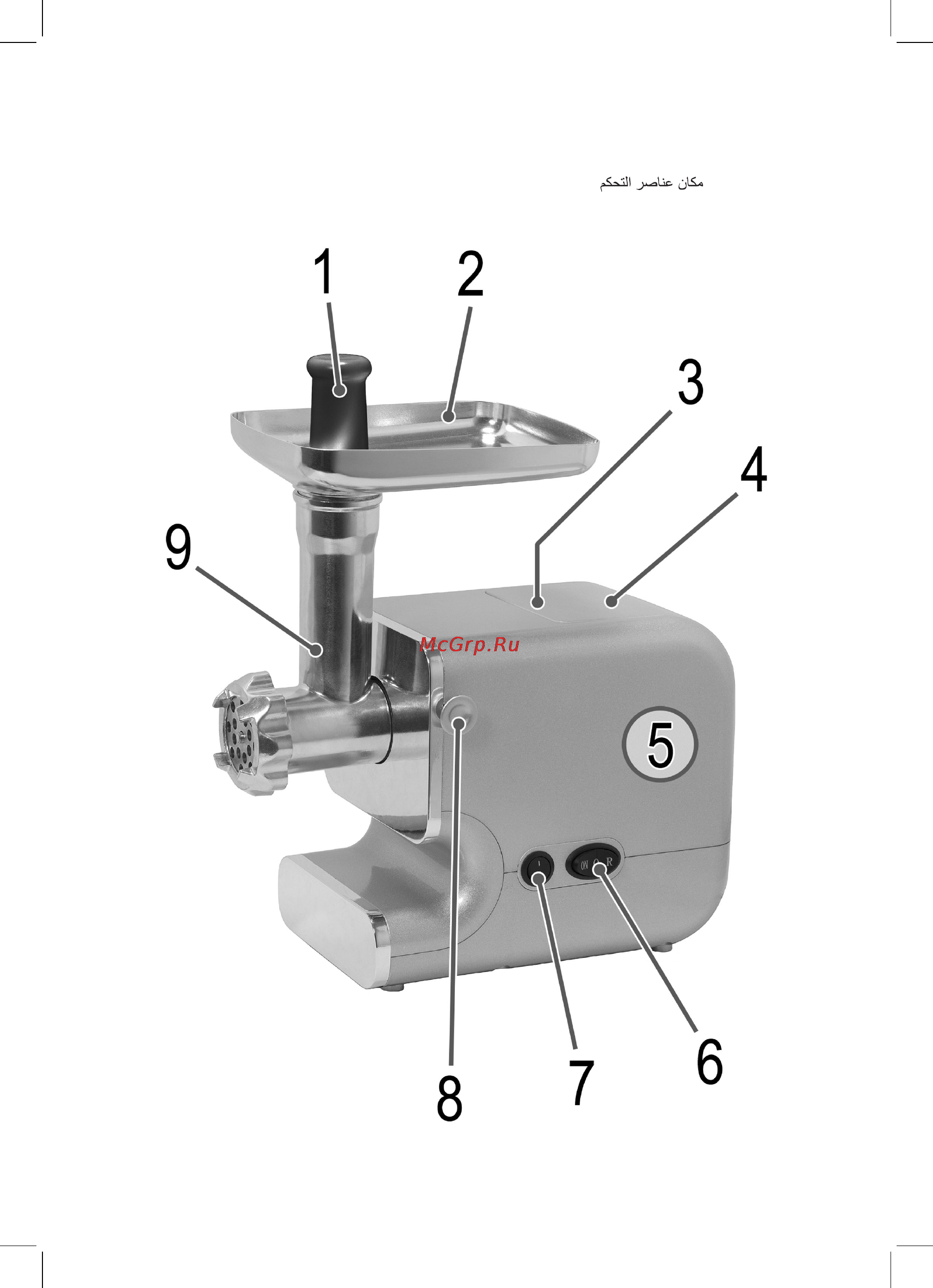 Bomann FW 447 CB [3/66] Übersicht der bedienelemente