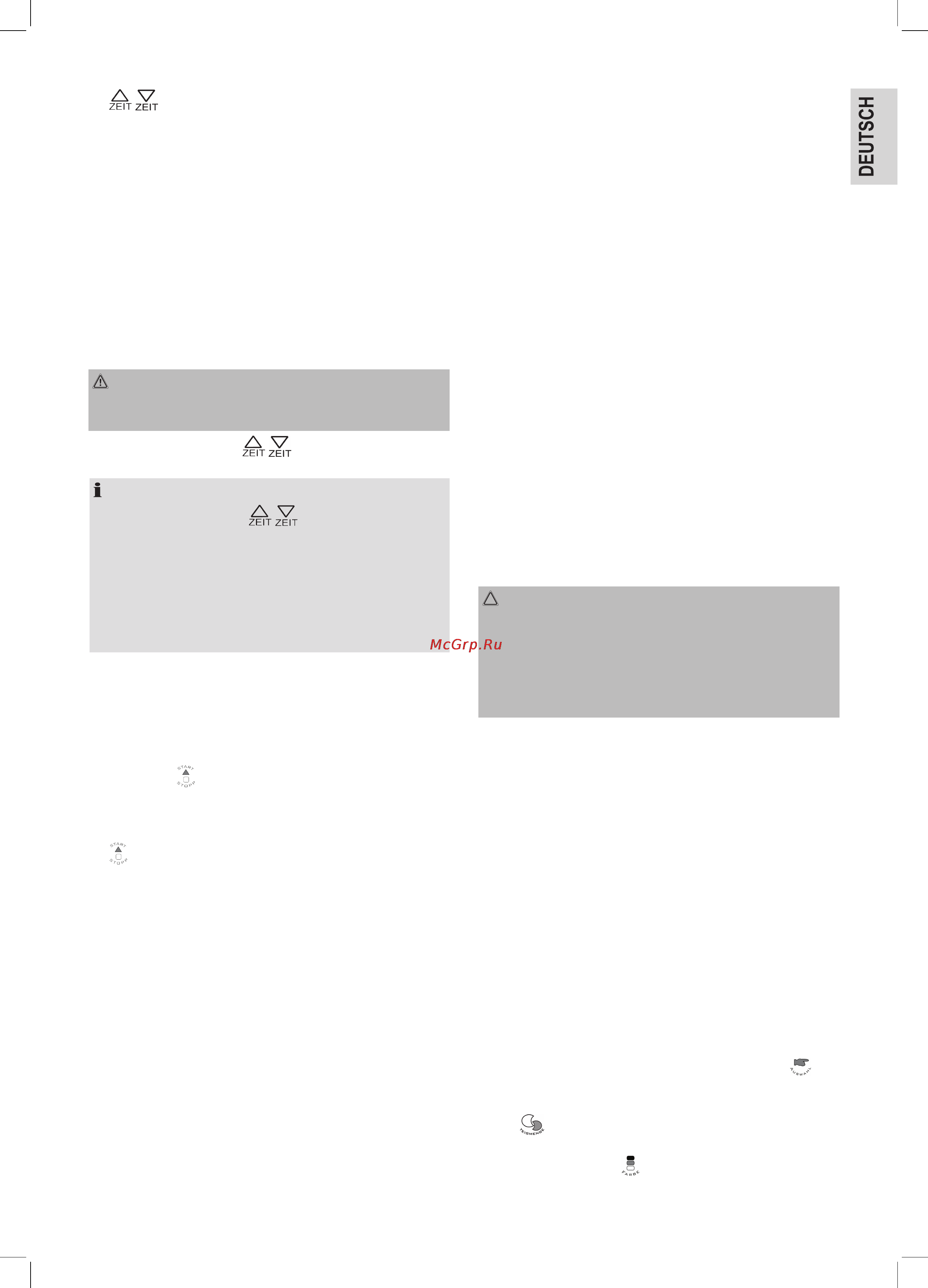 Bomann BBA 566 CB [7/66] Der programmablauf des brotbackautomaten