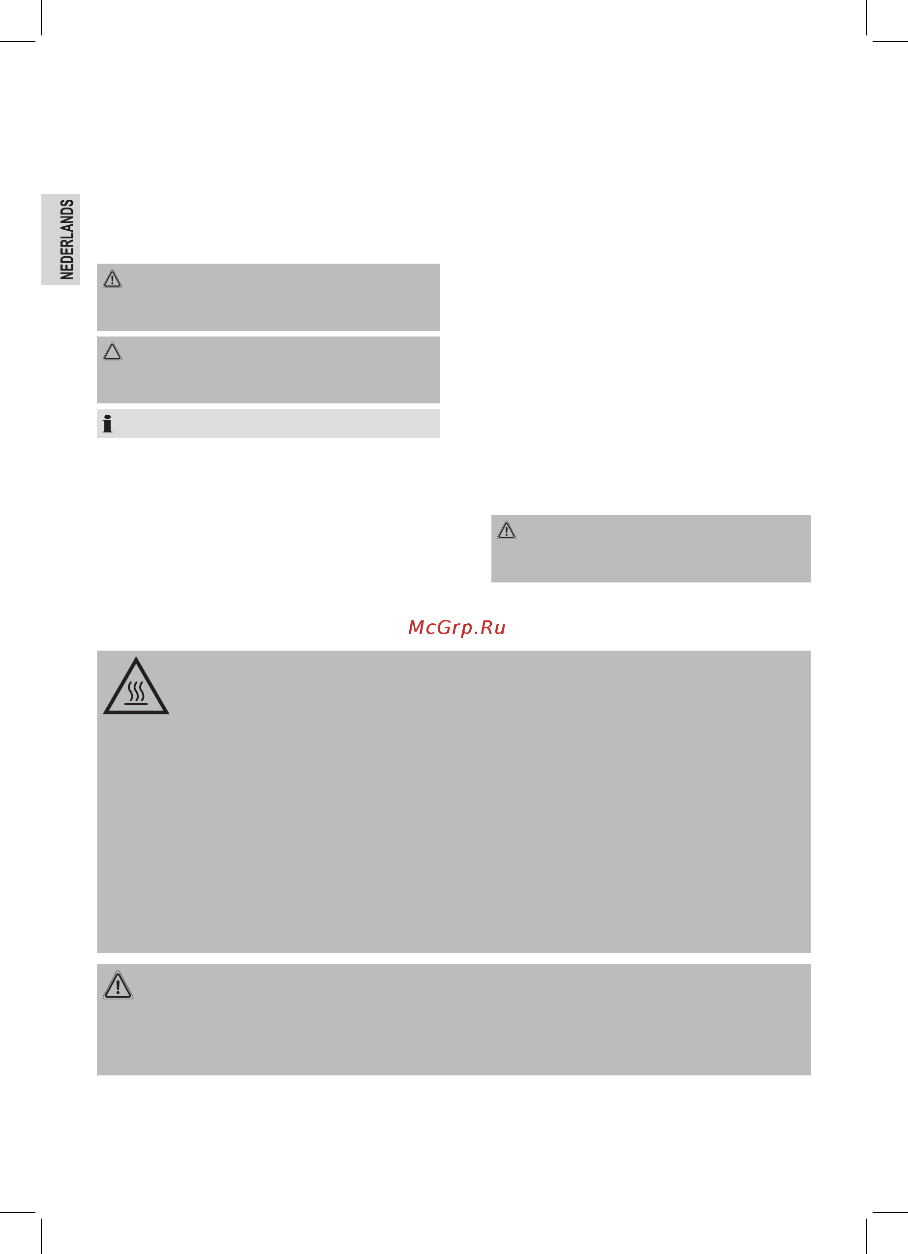 Bomann MPO 2246 CB [10/62] Speciale veiligheidsinstructies voor dit apparaat