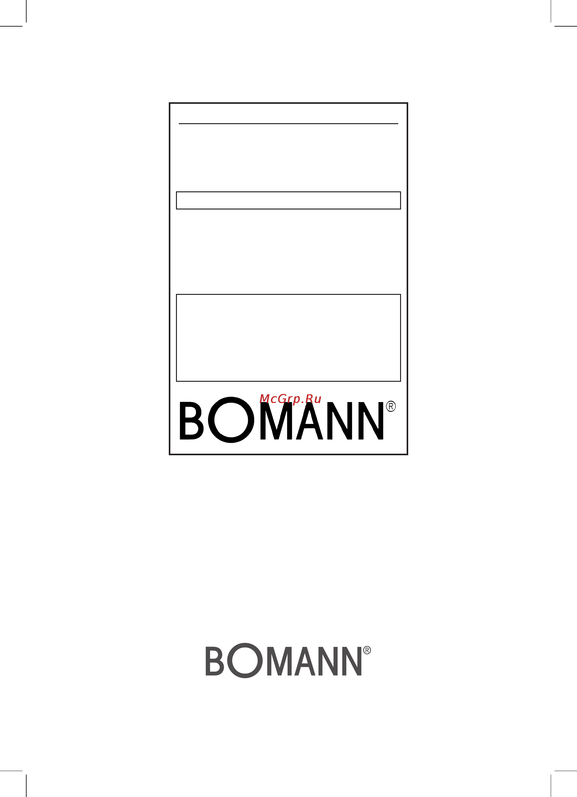 Bomann CM 2221 [36/36] Garantie karte