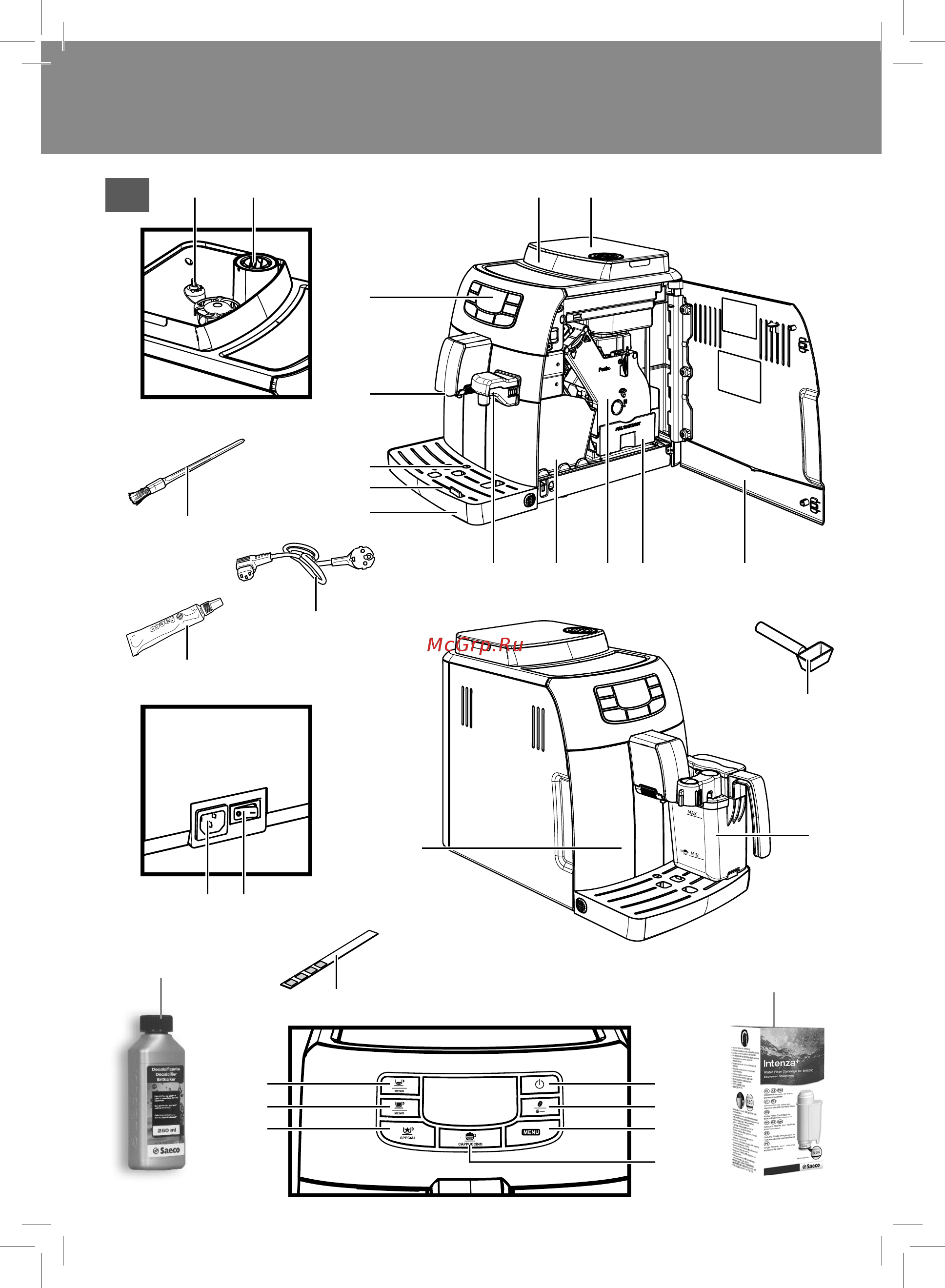 Philips Saeco HD8753/19 Инструкция по эксплуатации онлайн [2/56] 74628