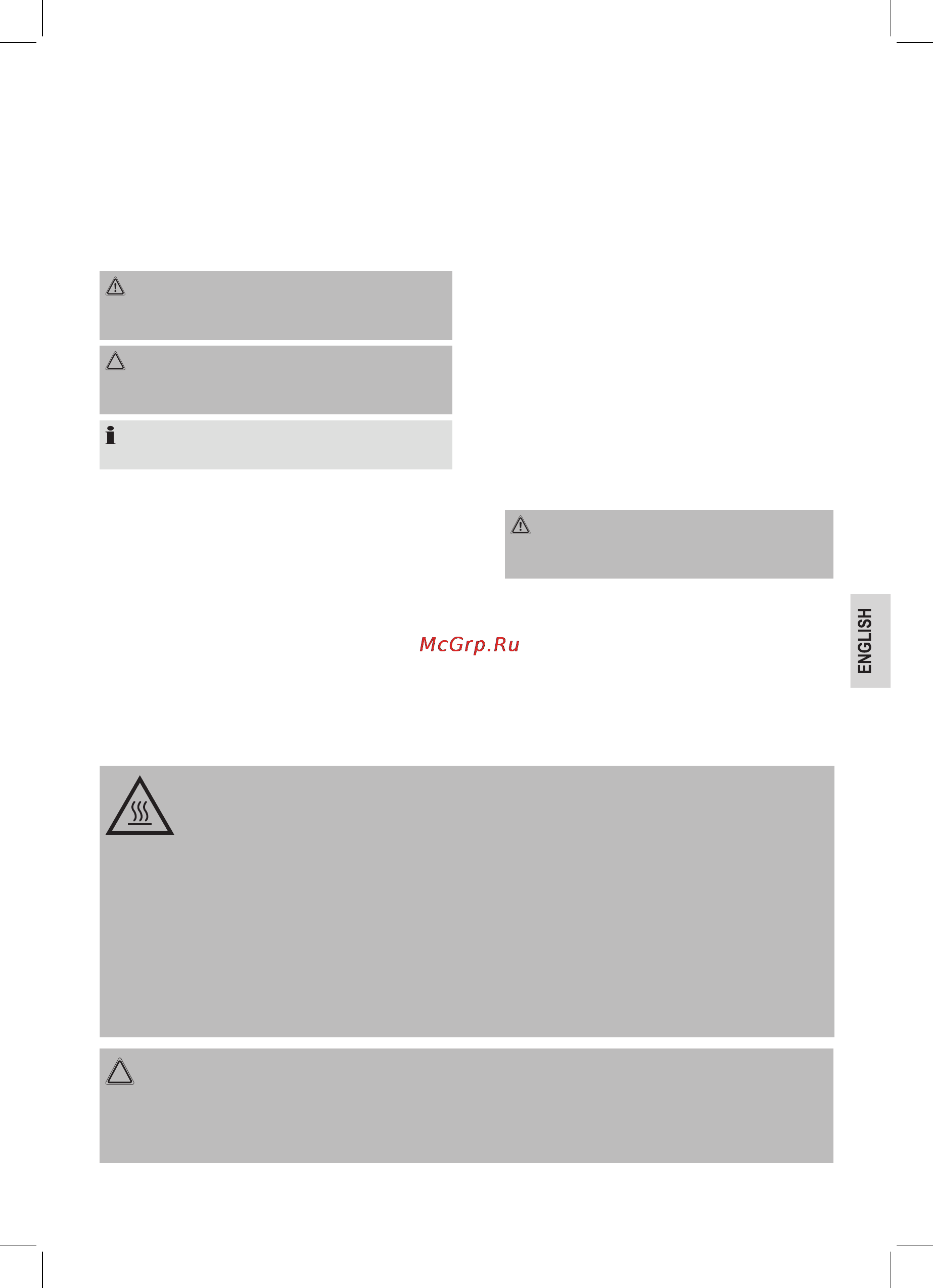 Bomann DM 5021 CB [23/48] Special safety instructions for this machine