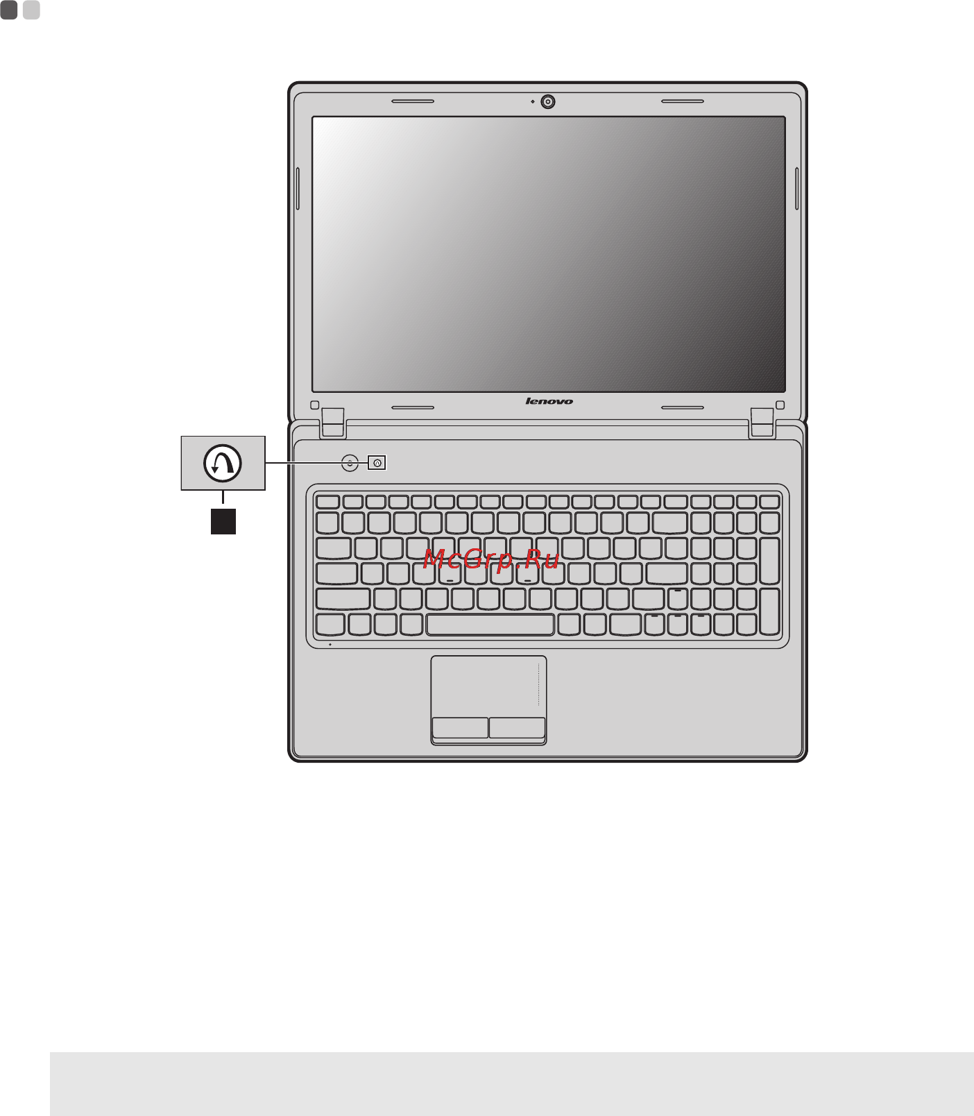 Lenovo G585 /59339300/ [30/58] Кнопка системы onekey rescue