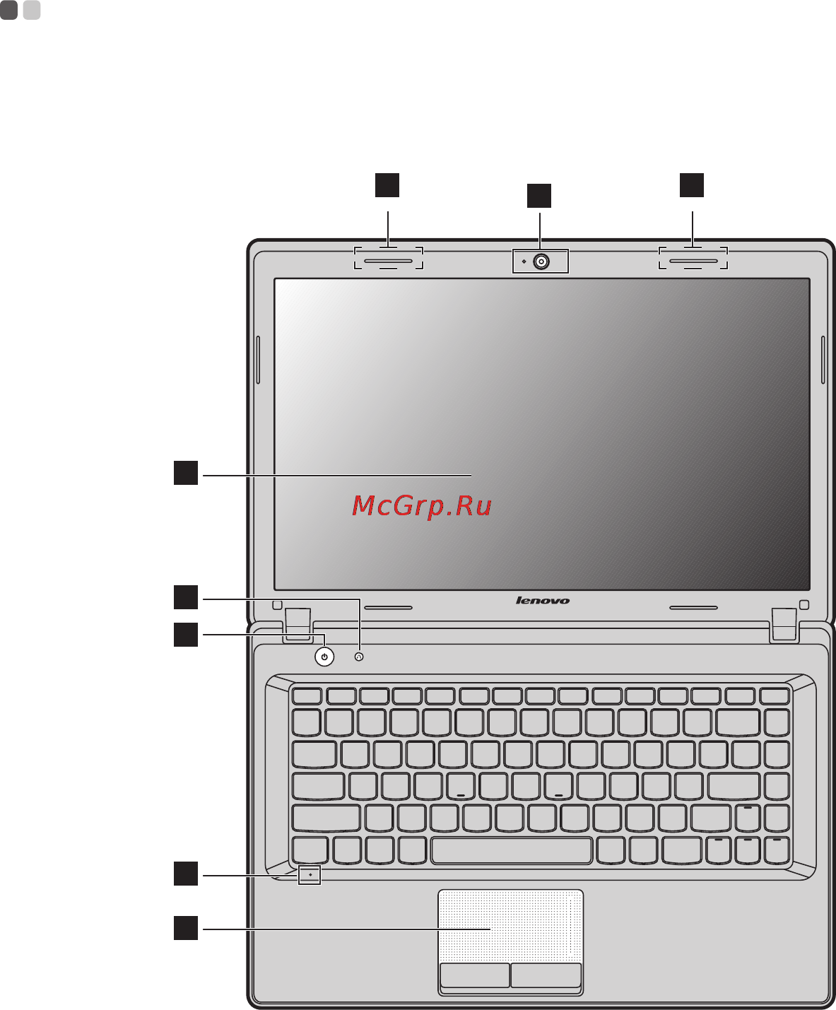 Lenovo G585 /59339300/ [5/58] Вид сверху
