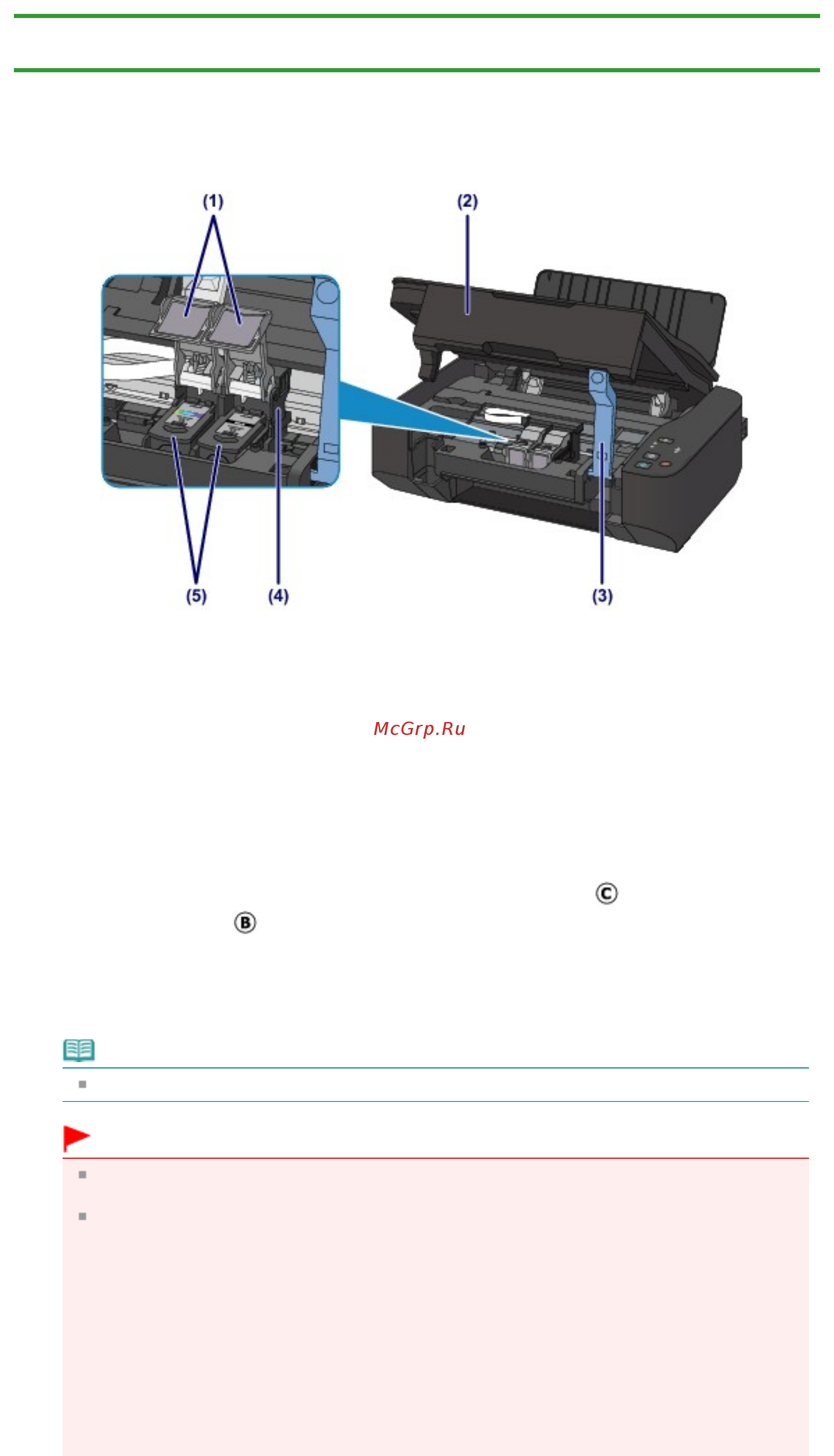 Canon Pixma MP230 [643/751] Вид внутренних частей