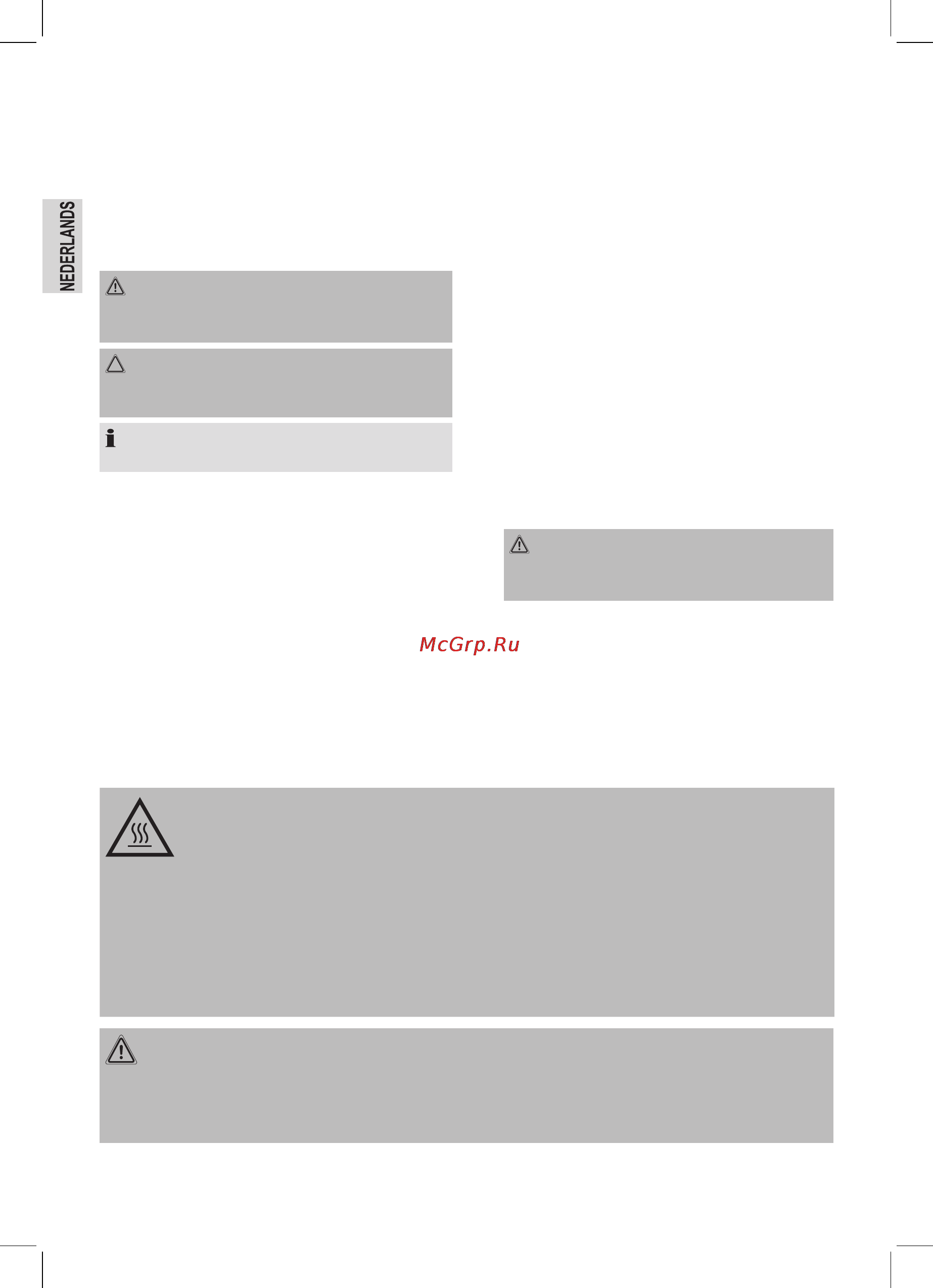 Bomann KG 2242 CB [10/62] Speciale veiligheidsinstructies voor dit apparaat