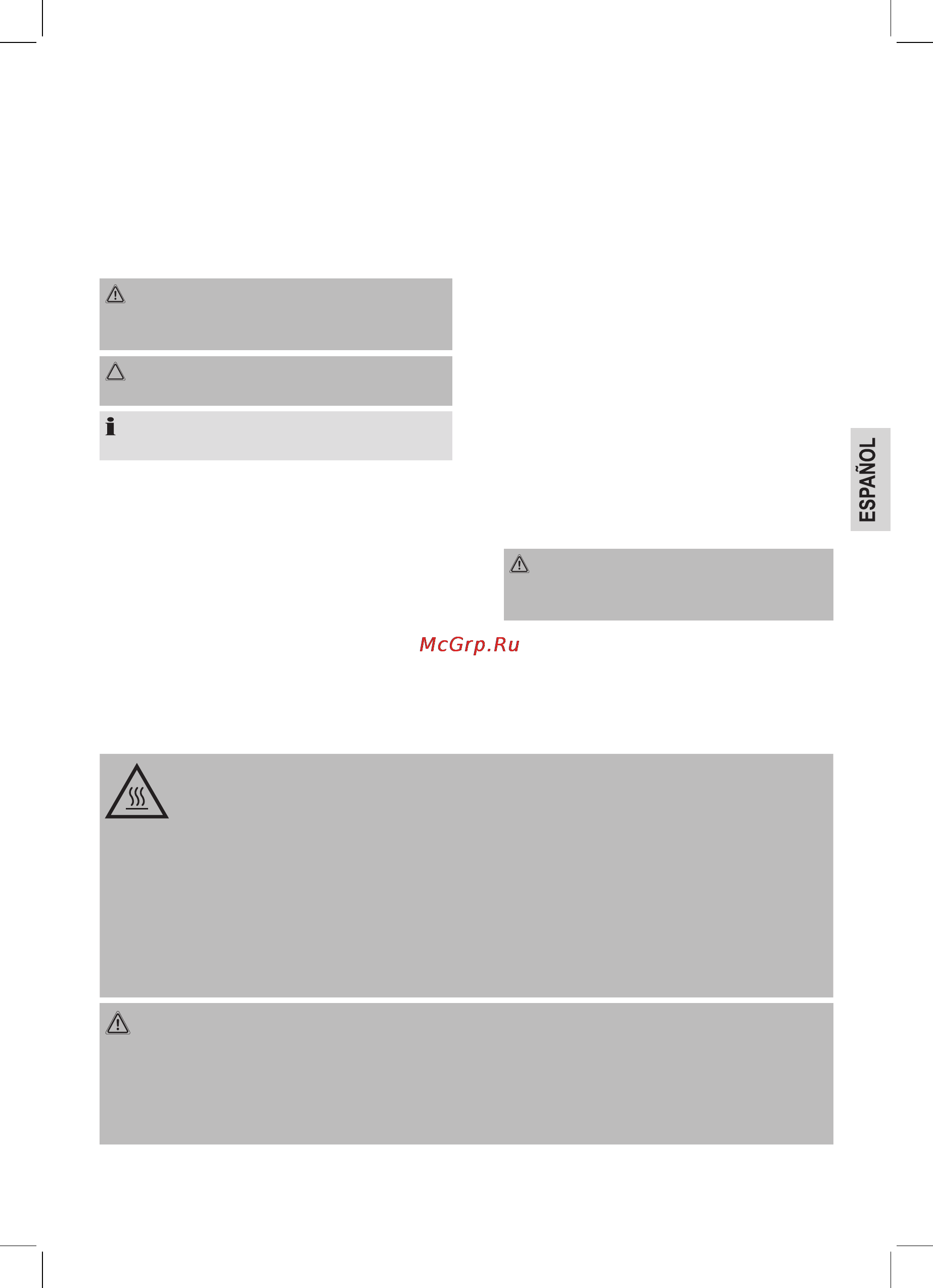 Bomann BQ 2239 CB [17/46] Precauciones de seguridad adicionales para este dispositivo