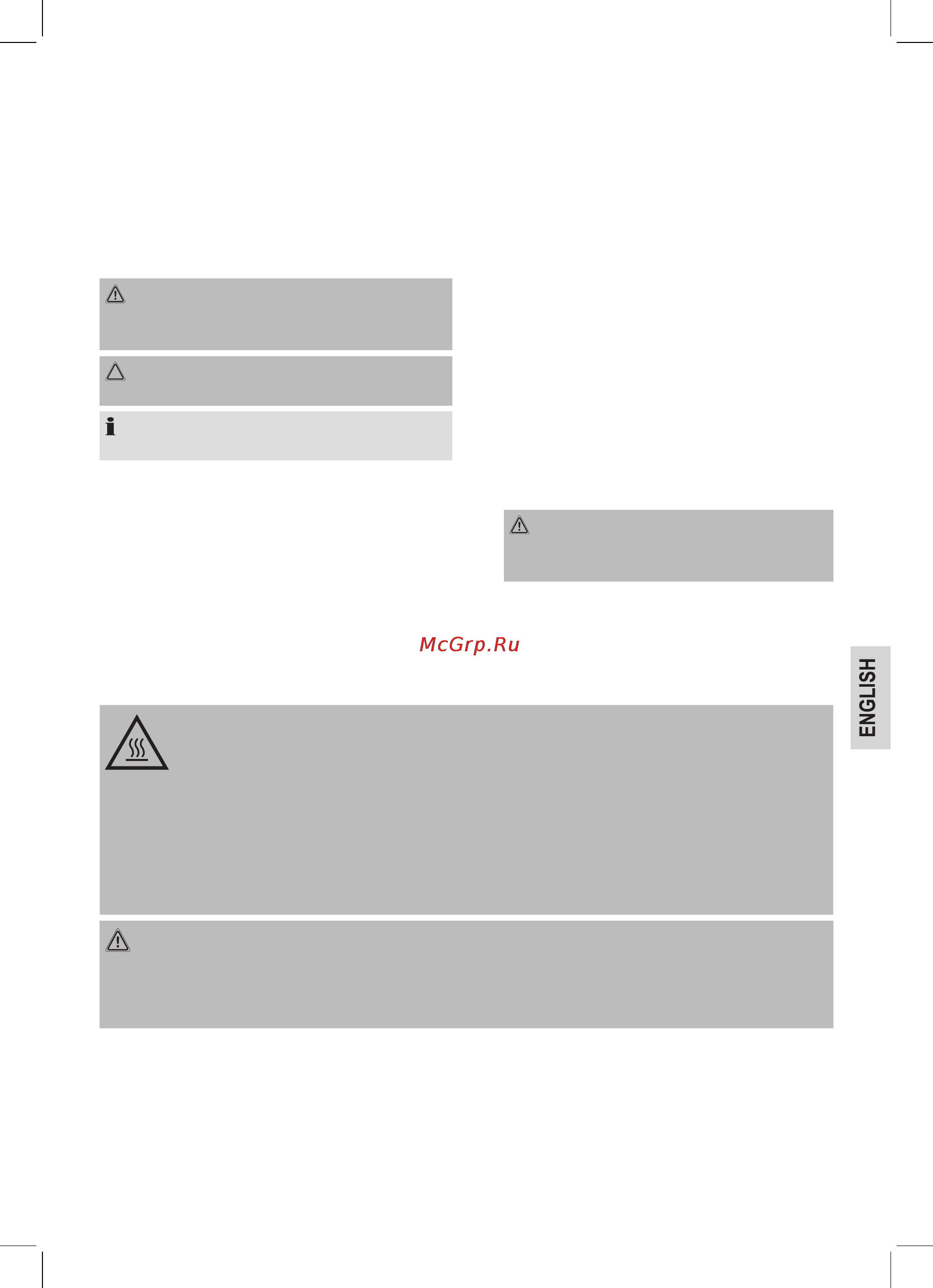 Bomann BQ 2239 CB [25/46] Special safety precautions for this device