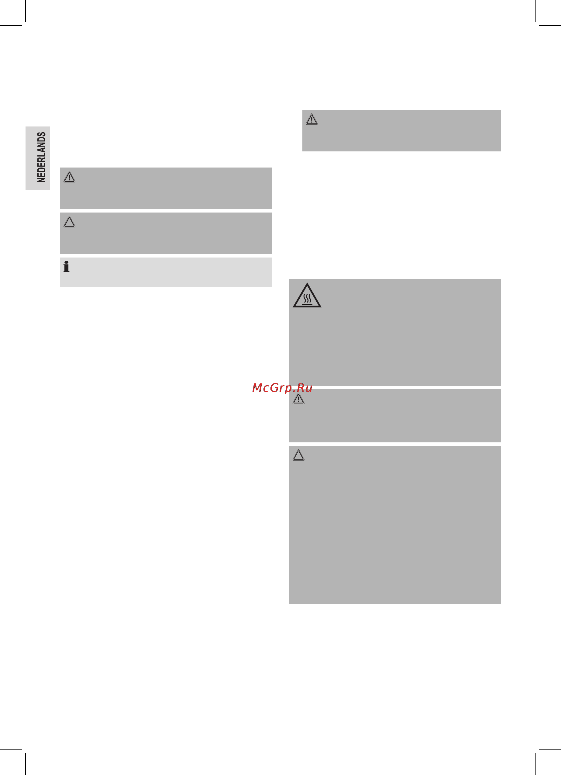 Bomann TYG 2238 CB [8/38] Algemene veiligheidsrichtlijnen
