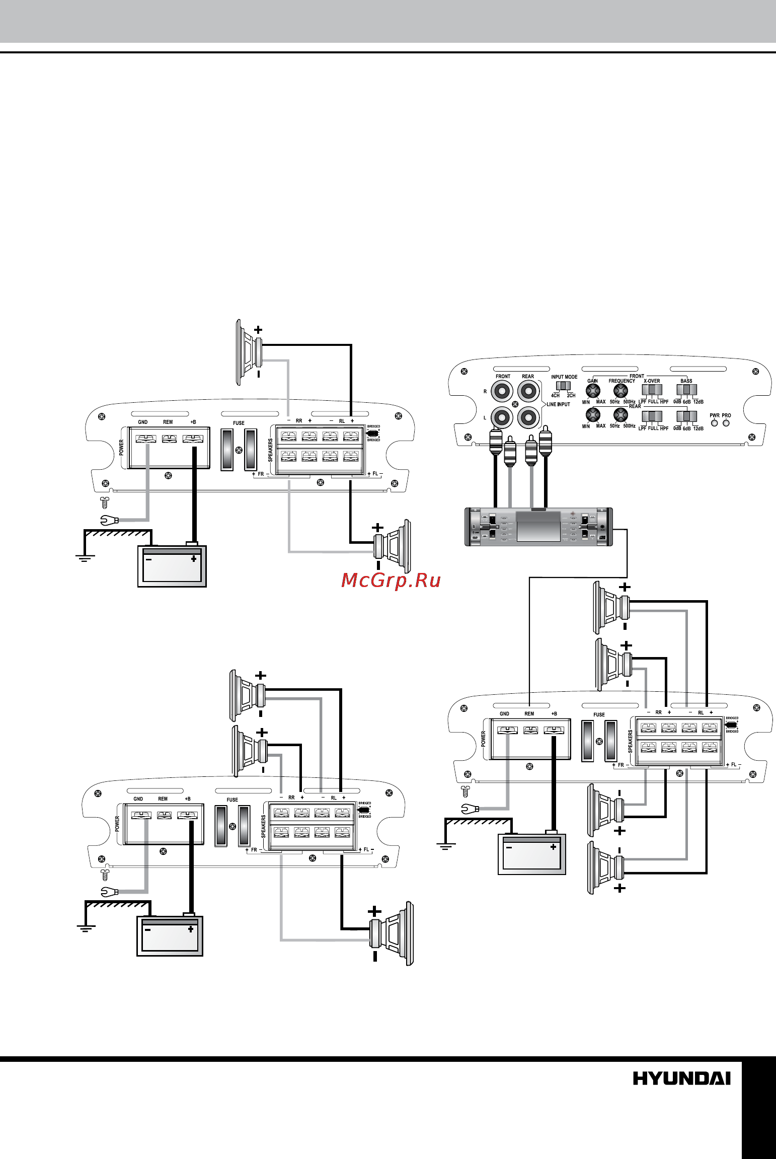 Hyundai H-SA1004 Red [5/15] Installation connection