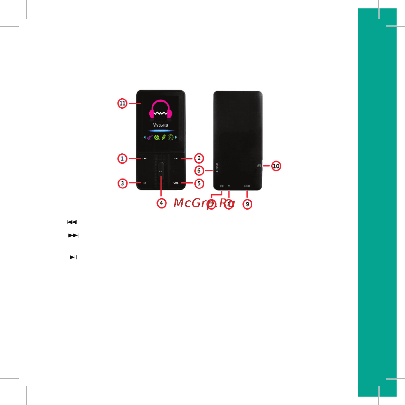 Ritmix RF4550 4Gb White [7/44] Цифровой плеер rf 4550