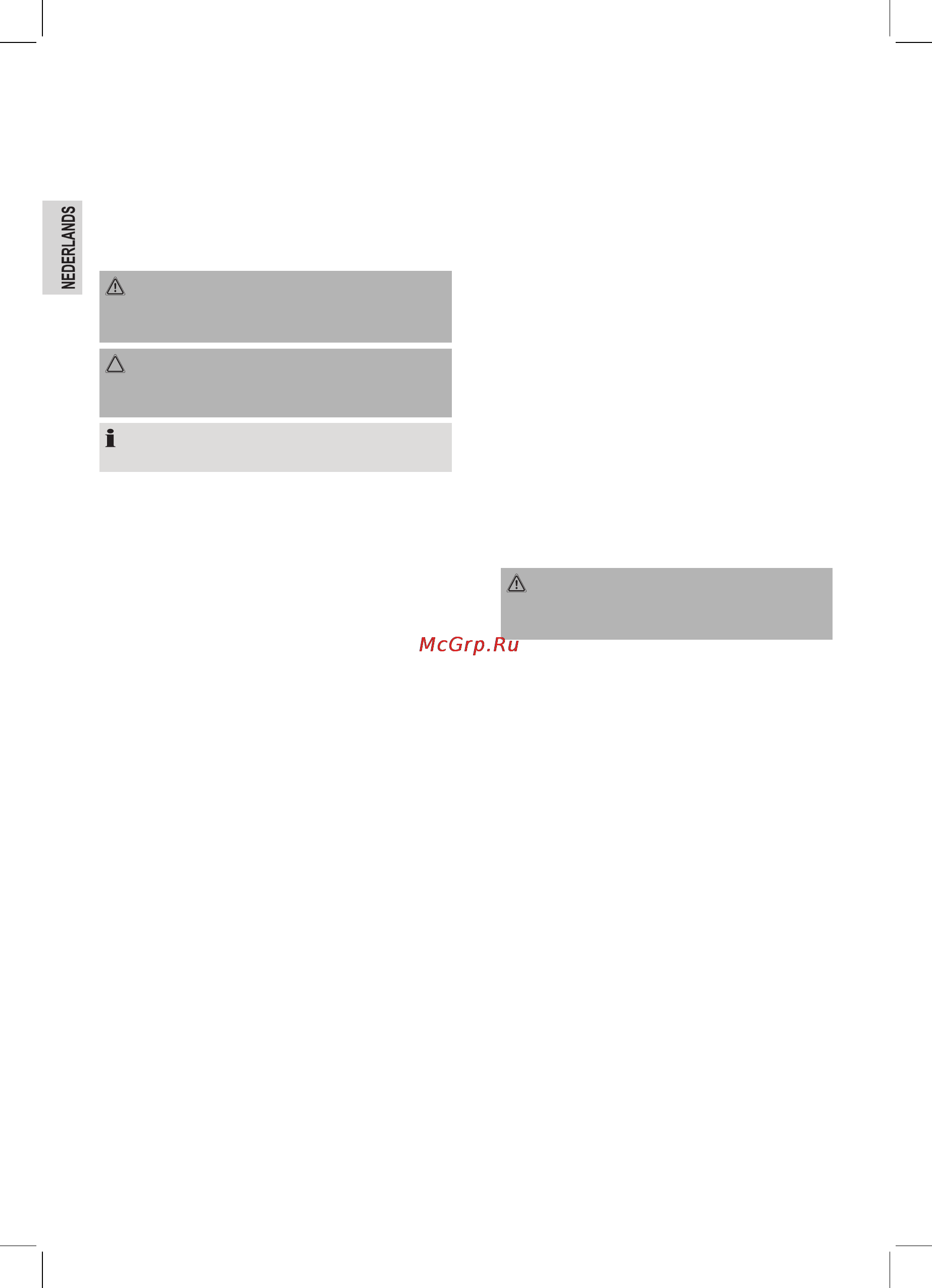 Bomann DR 435 CB [6/40] Speciale veiligheidsinformatie voor drooginstallaties